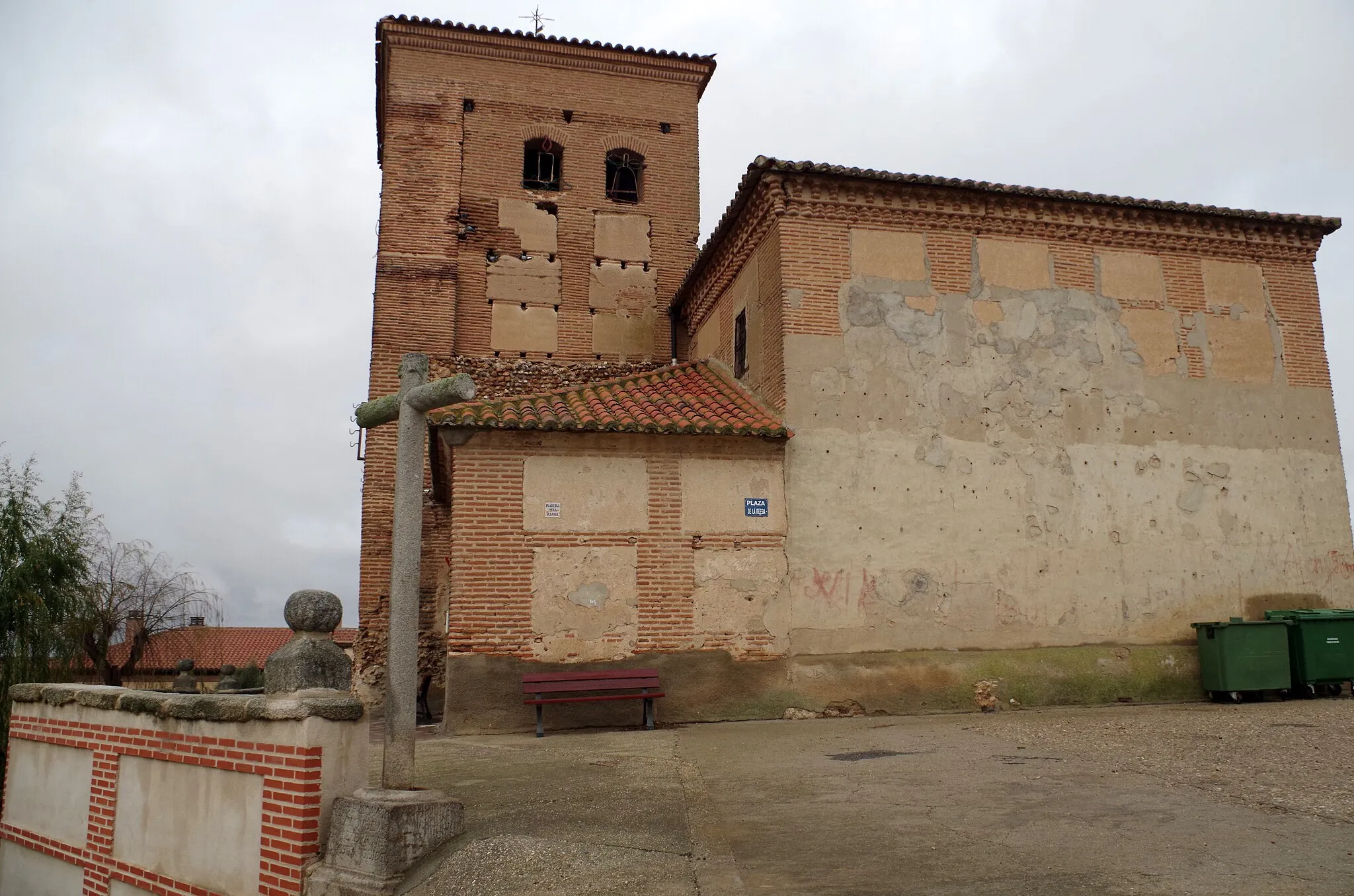 Photo showing: Mudejar church of the Assumption of Our Lady in Gimialcón. Ávila, Spain.