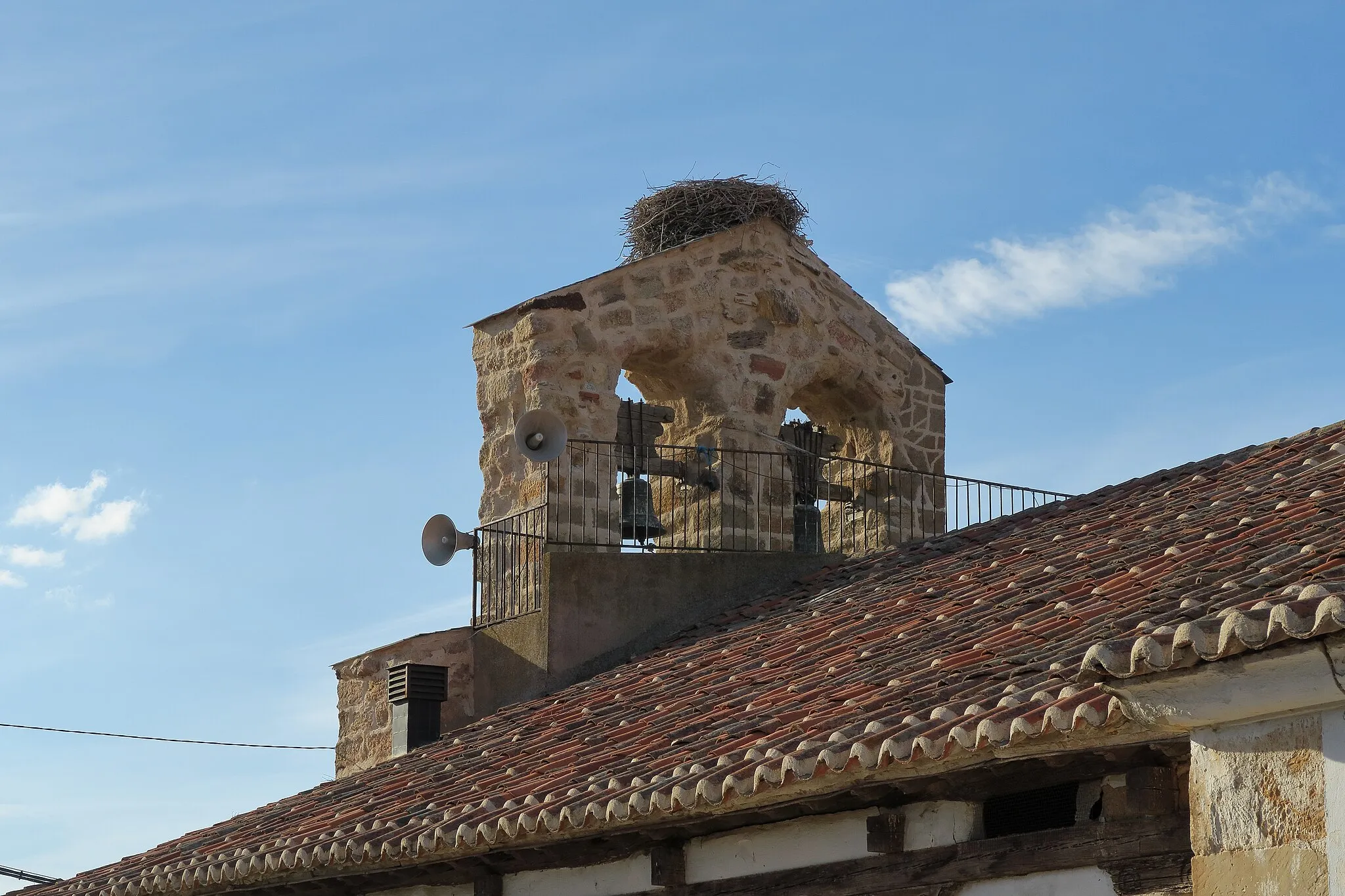 Photo showing: Moreruela de los Infanzones, Iglesia de San Pedro, espadaña, 01