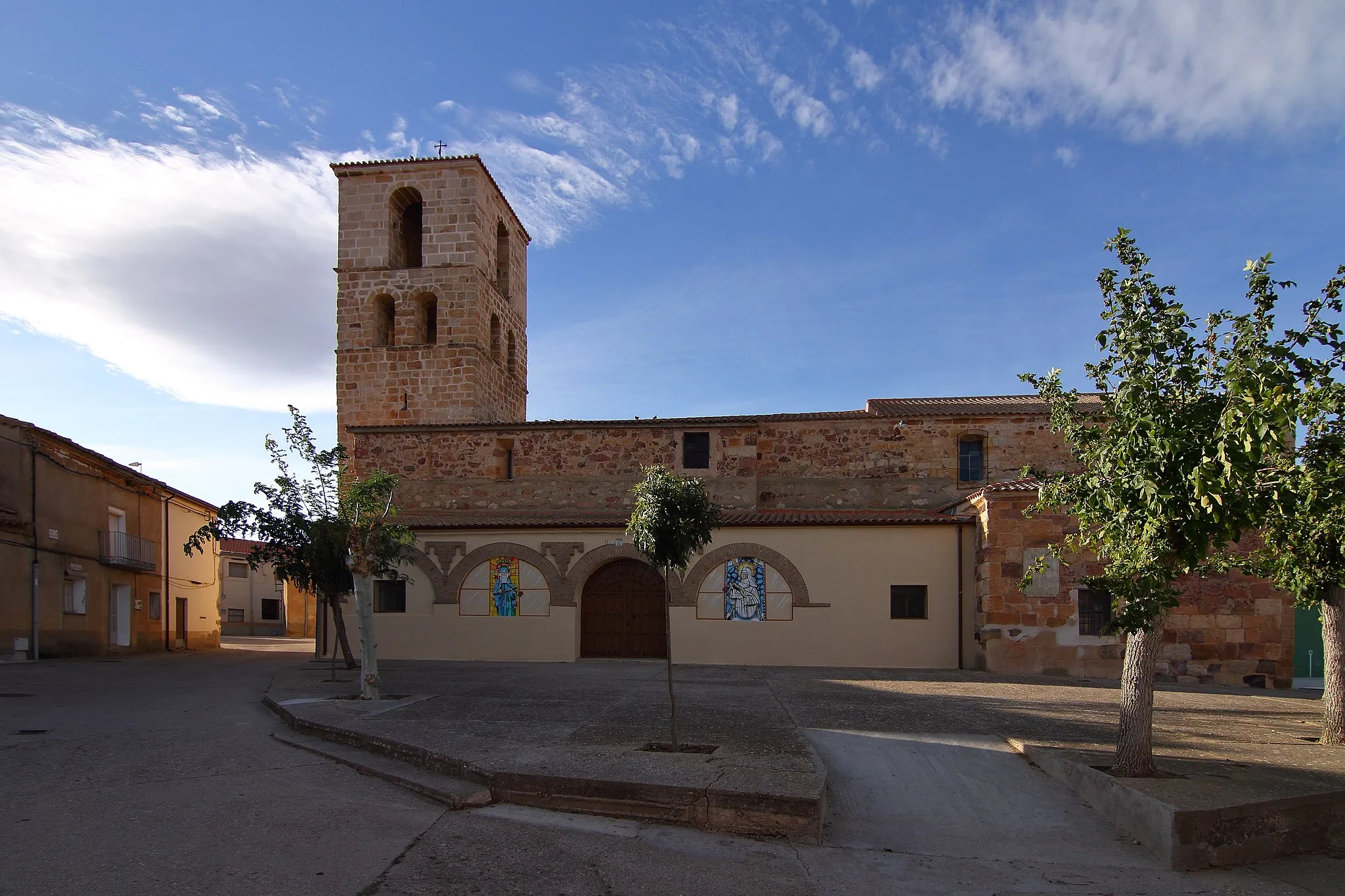 Photo showing: Cubillos, Iglesia de la Asunción, fachada sureste, 01