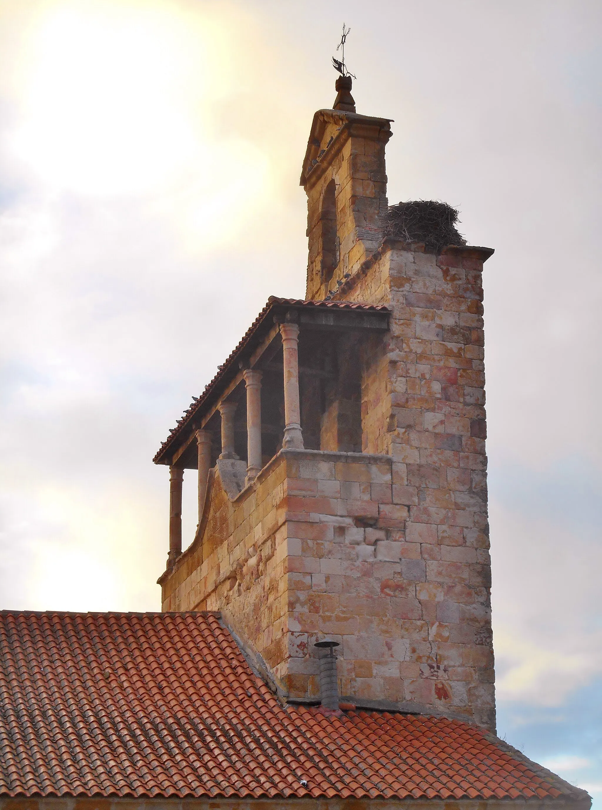Photo showing: Campañar d'espadanya de l'església de Sant Fèlix d'El Perdigón.