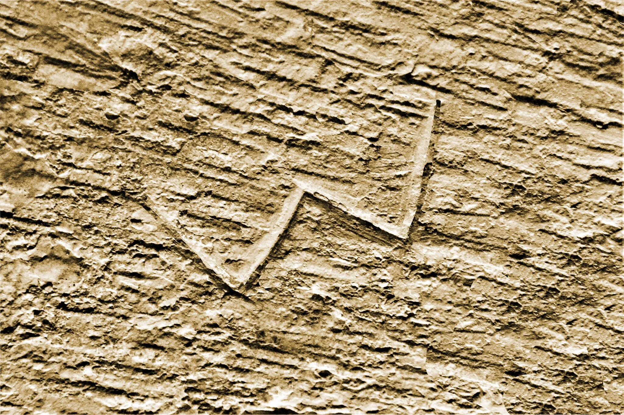 Photo showing: Stonecutter mark in Enrique II castle, CIUDAD RODRIGO (Salamanca), s. XIV.