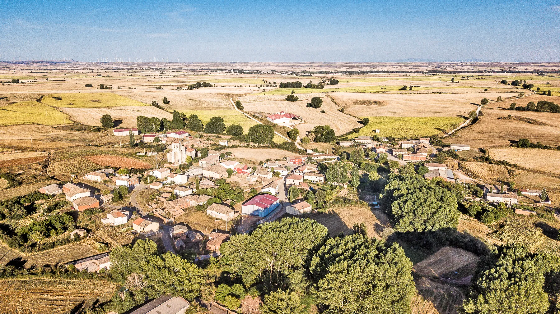 Photo showing: Vista aérea de Tapia (Burgos)