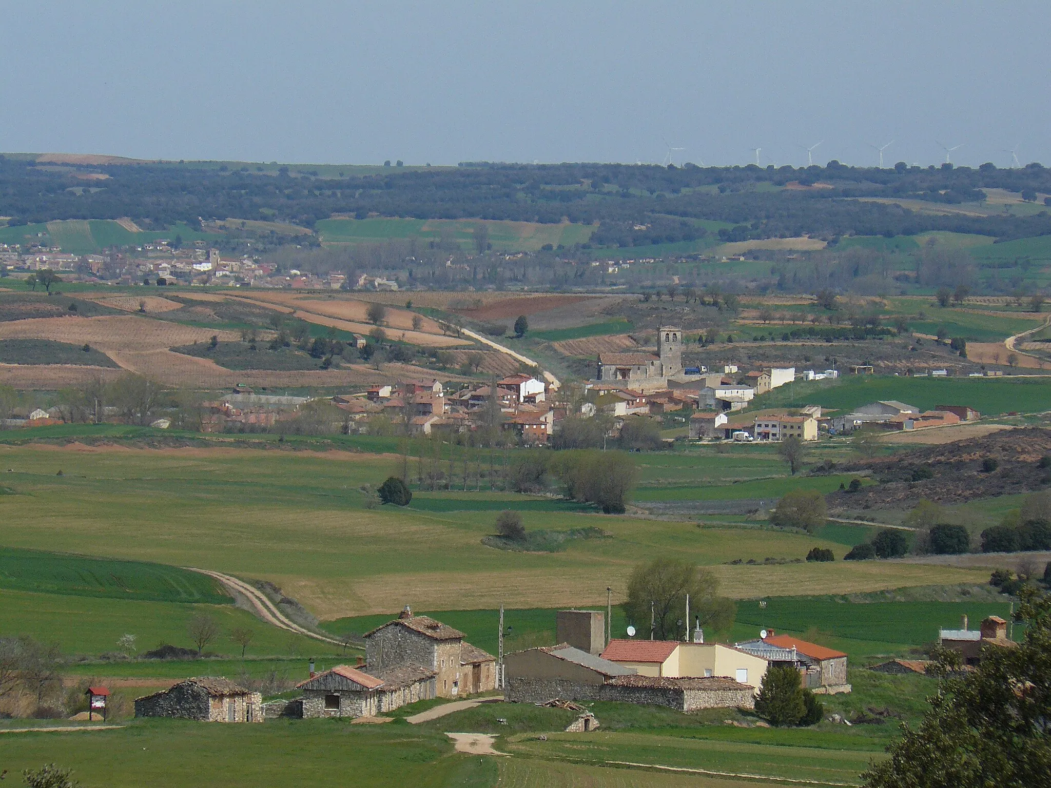 Photo showing: Vista de Revilla Cabriada desde el sur.