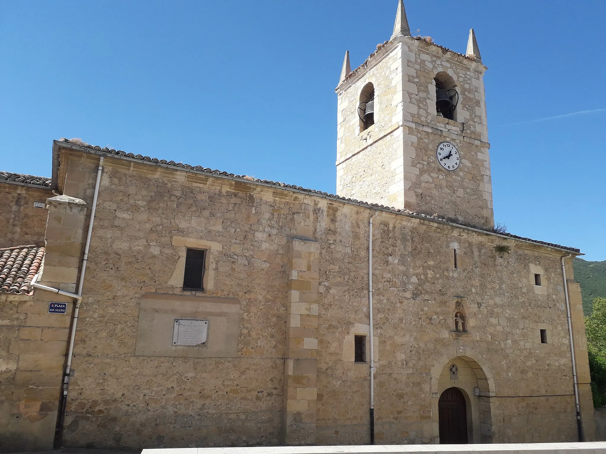 Photo showing: Iglesia de San Vicente Mártir de Trespaderne