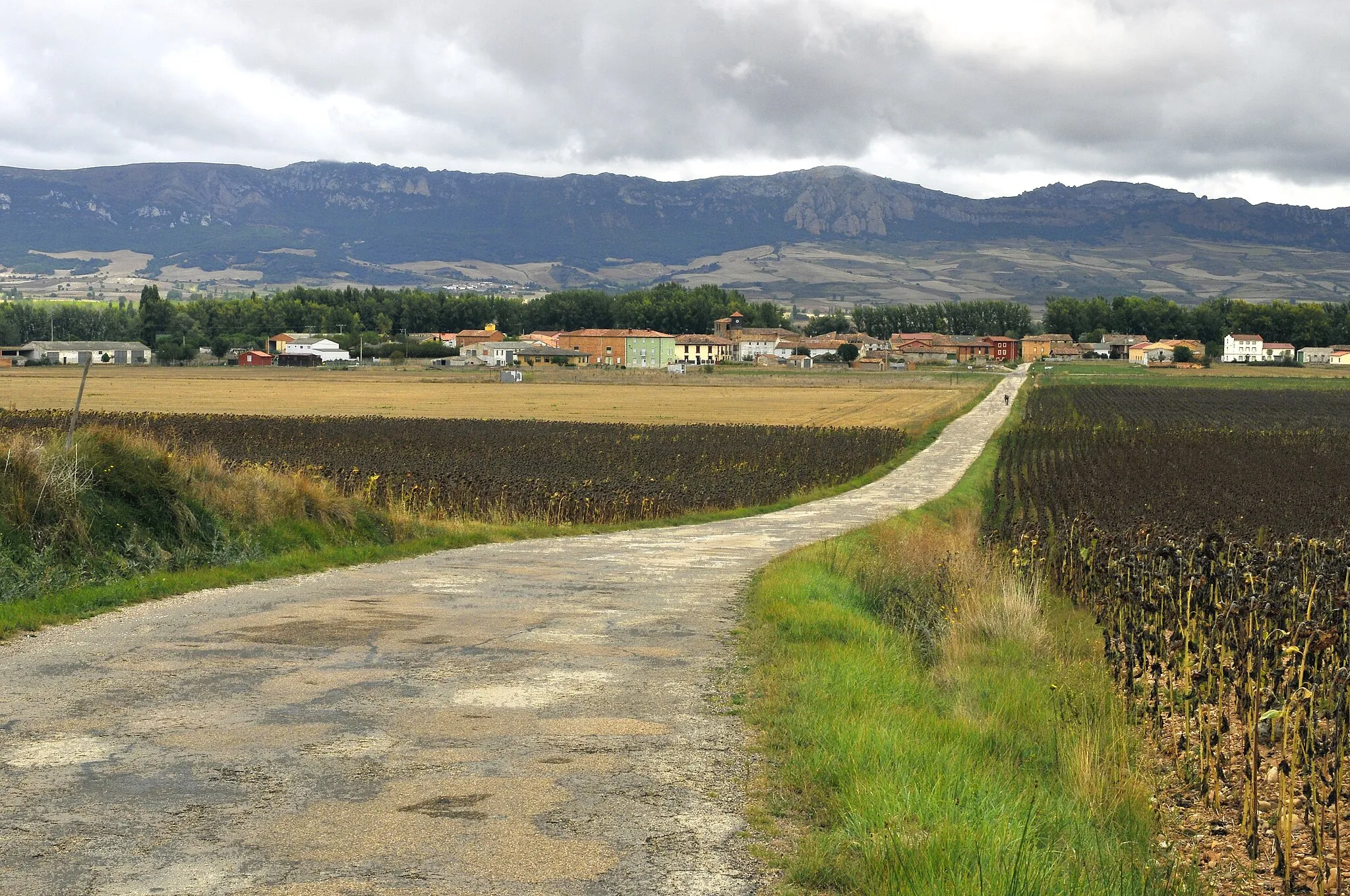 Photo showing: The village and its surroundings. Las Vesgas, Barrios de Bureba, Burgos, Castile and León, Spain