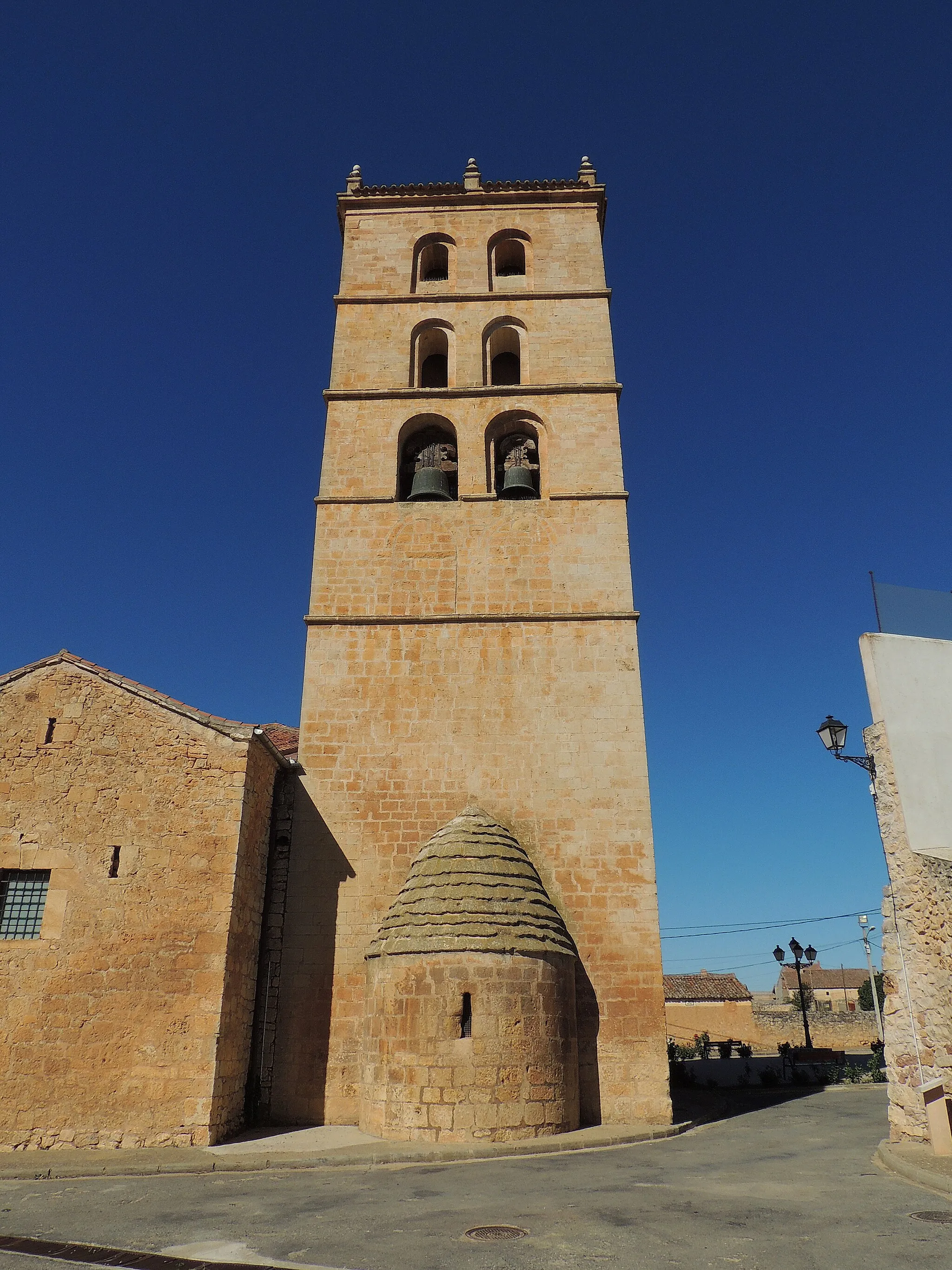 Photo showing: Torre de la iglesia de Ntra. Sra. de la Asunción en Cedillo de la Torre