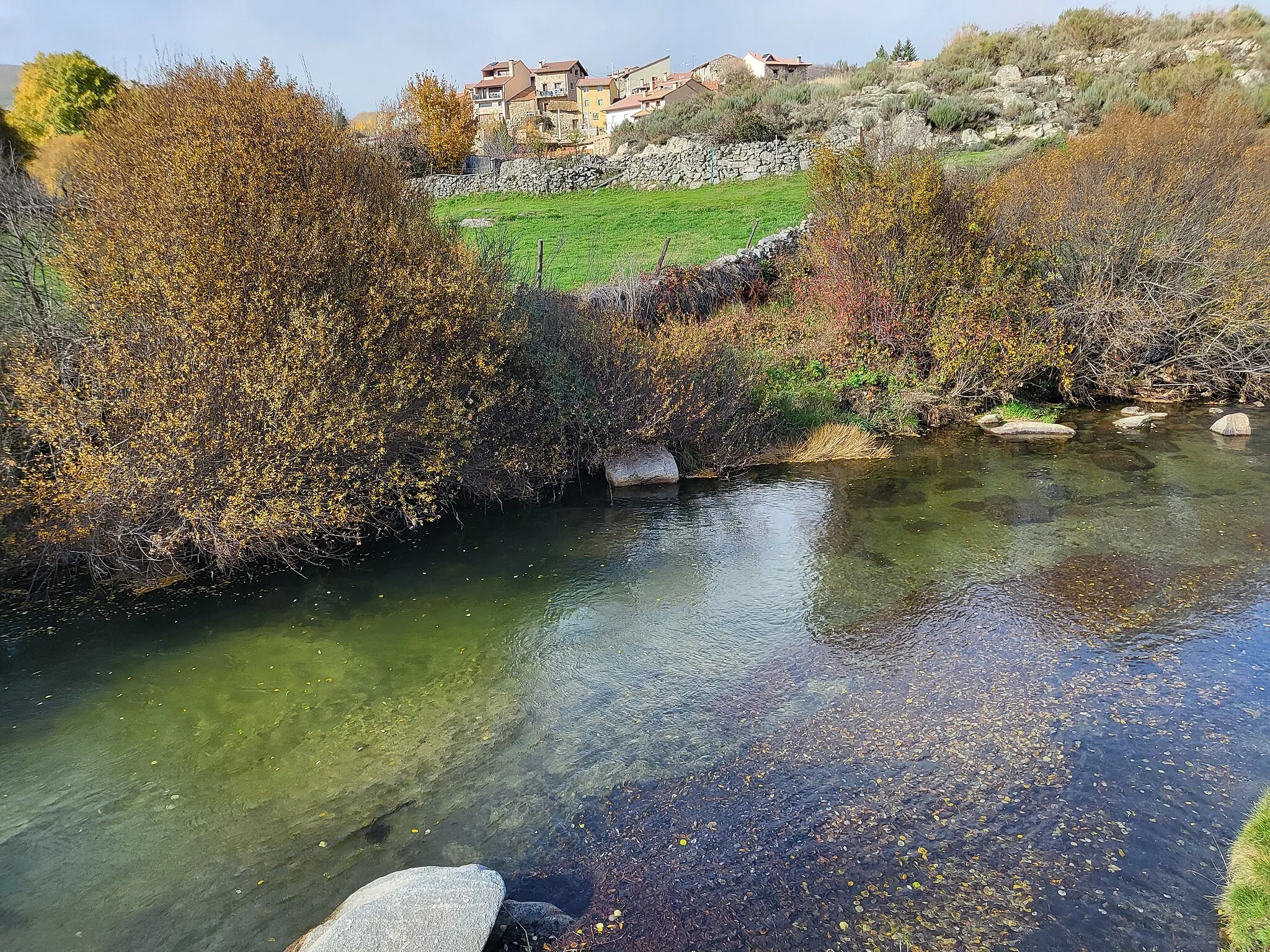 Photo showing: Arenillas River in San Martín del Pimpollar, Ávila, Spain