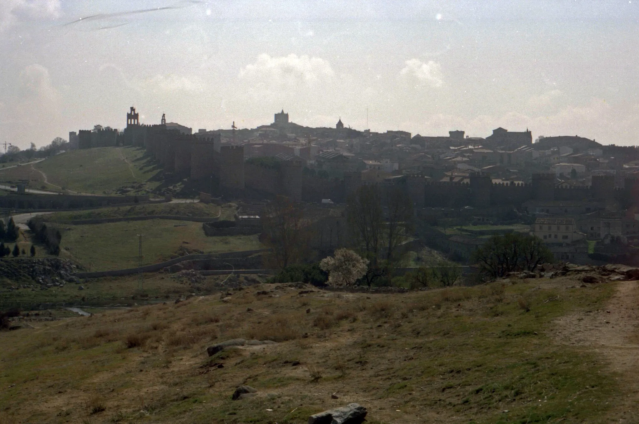 Photo showing: General view of Ávila, in 1991.