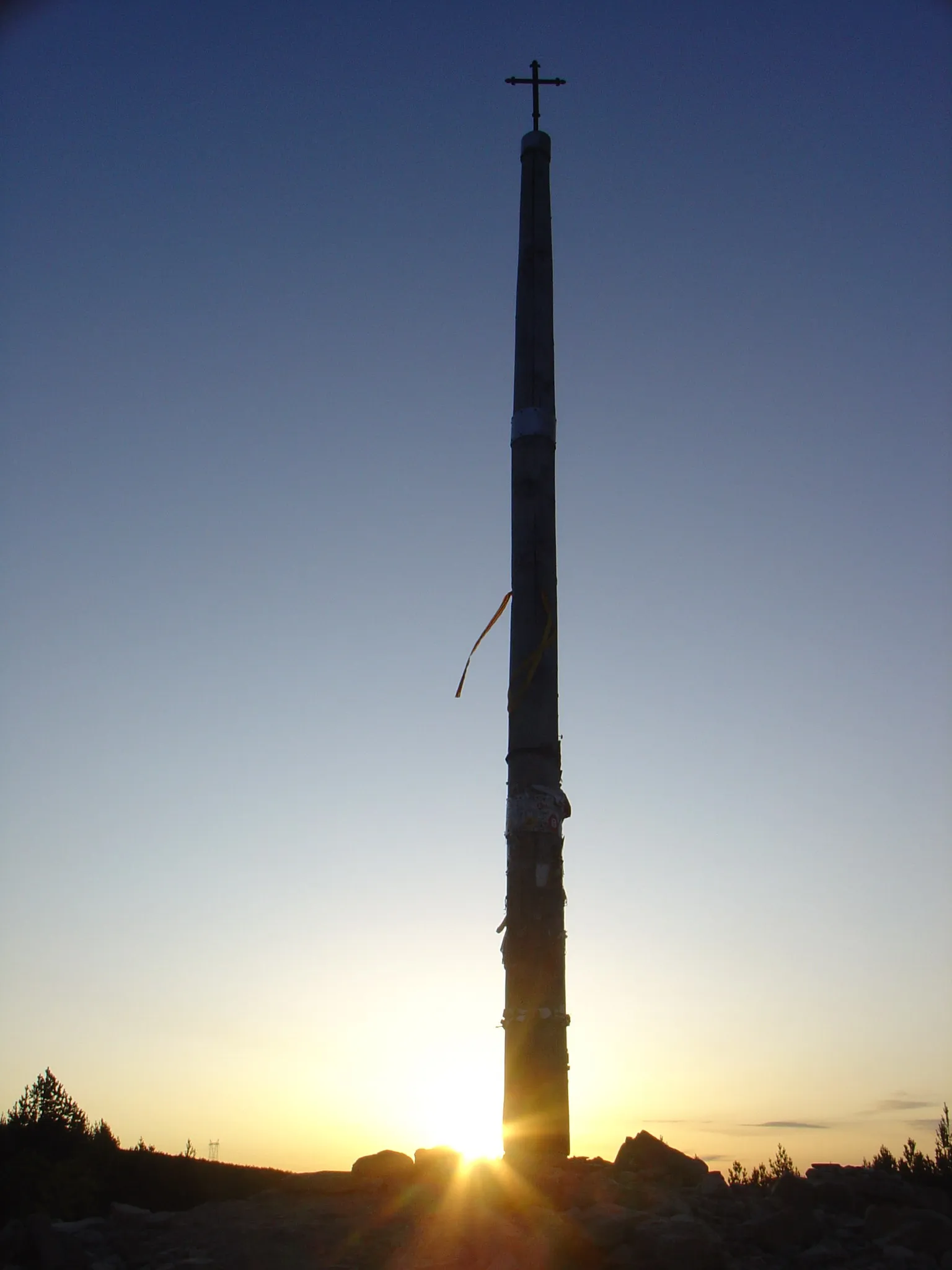 Photo showing: Cruz de Ferro - Camino 2009