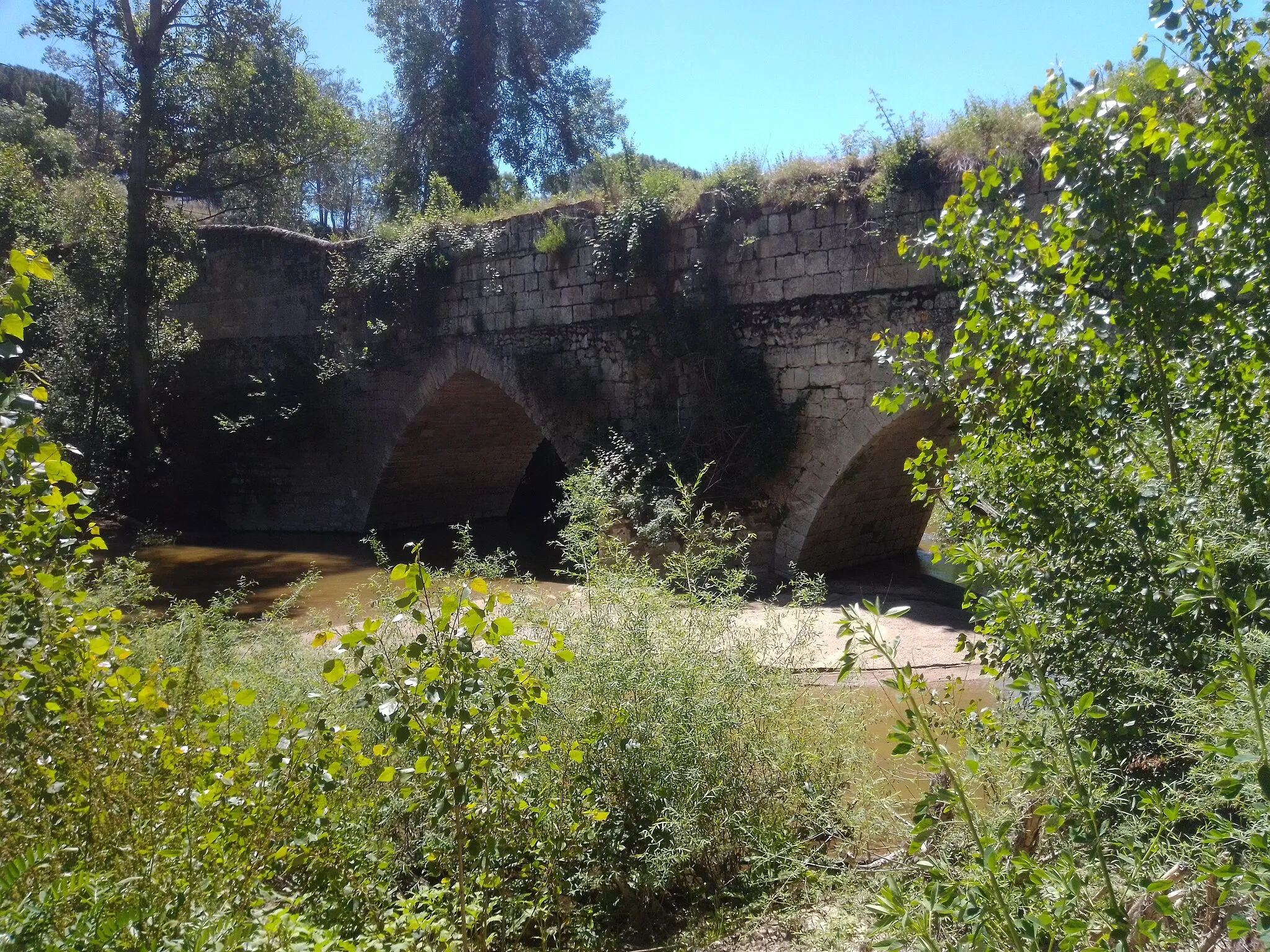 Photo showing: Ruta por uno de los Senderos Homologados de la provincia de Valladolid.

Puente Mediana