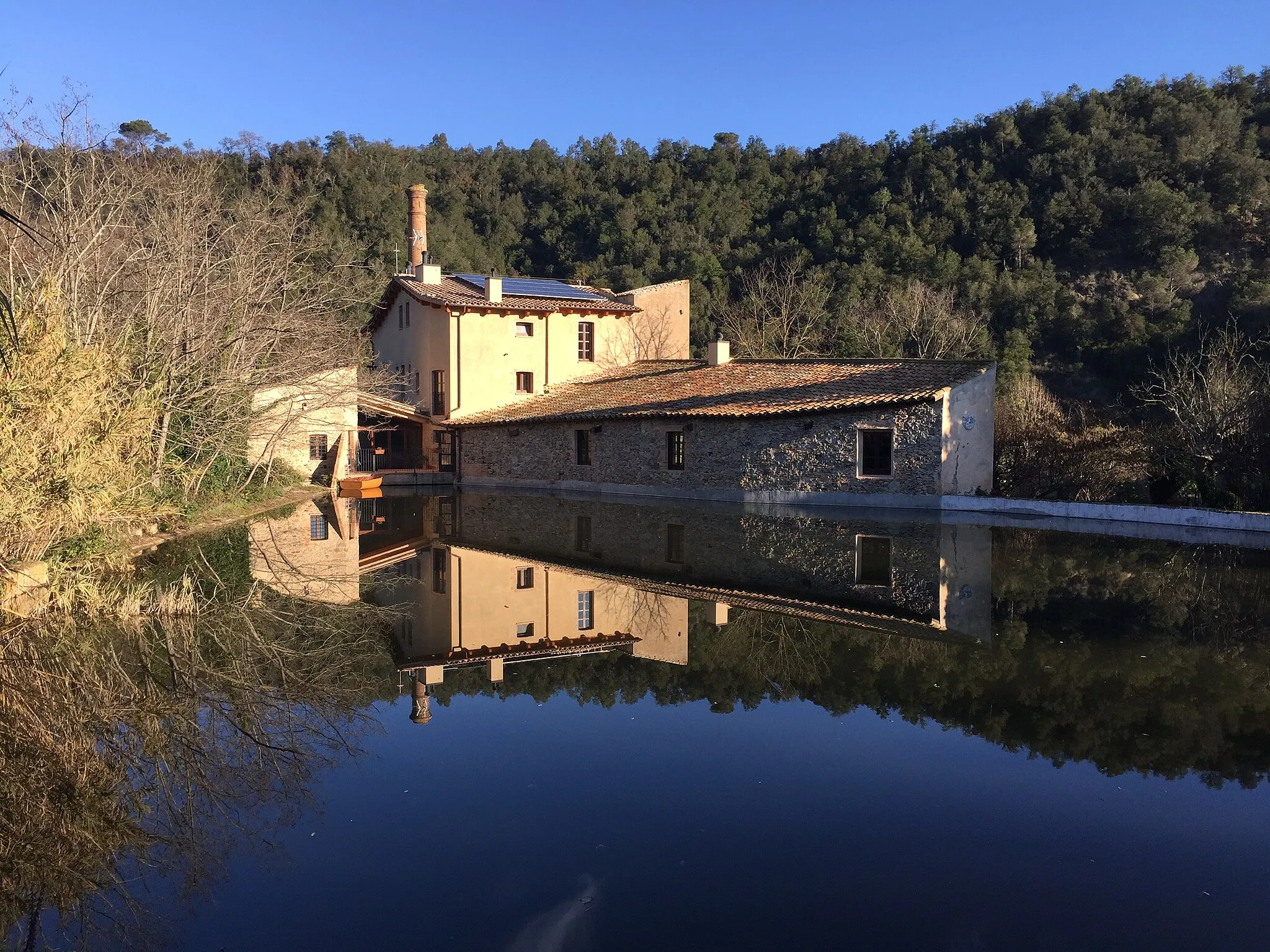 Photo showing: El Molí de Can Moner és un dels Molins del Ridaura (Llagostera)