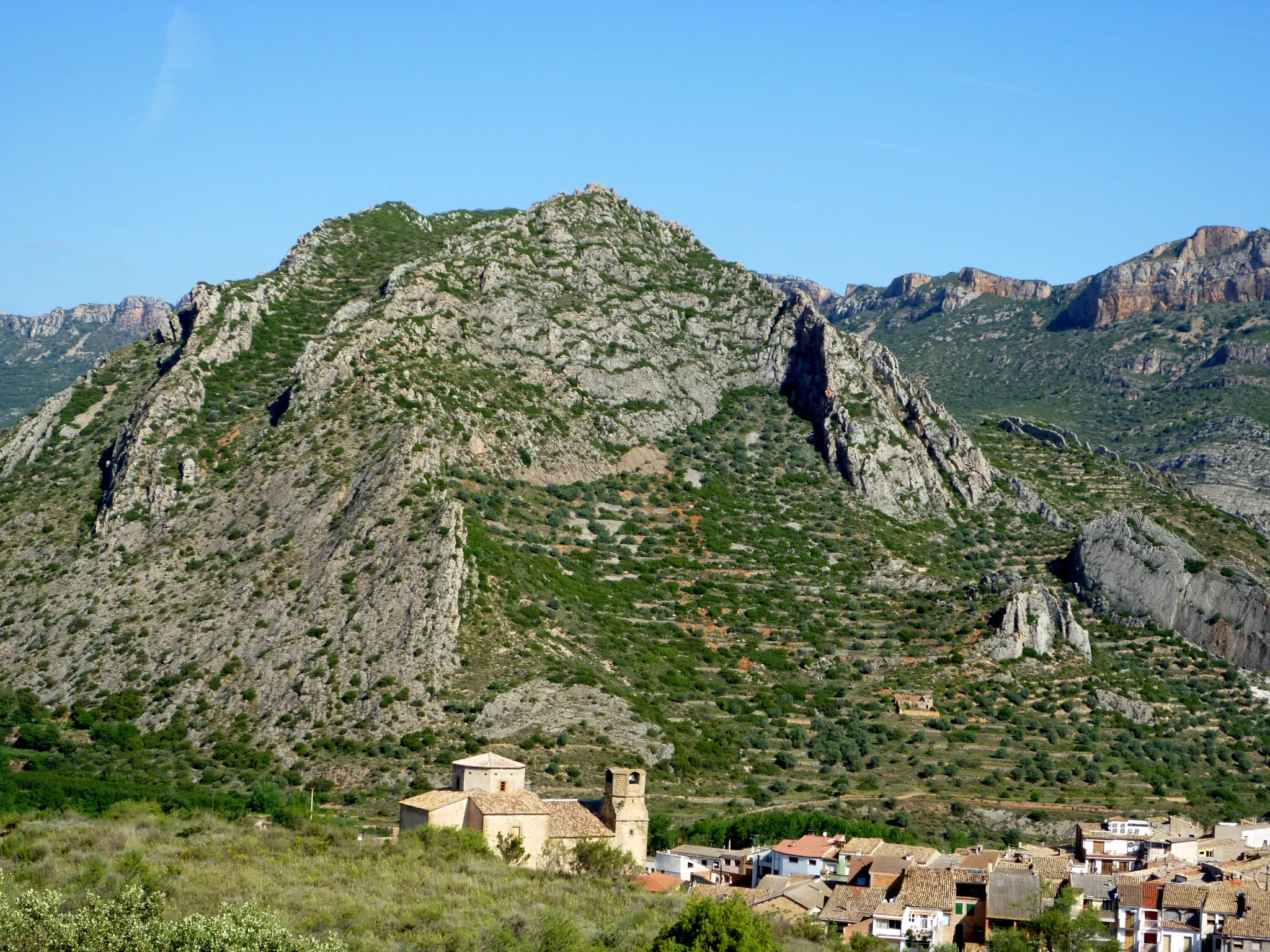 Photo showing: This is a a photo of a geologic site or geotope in Catalonia, Spain, with id: