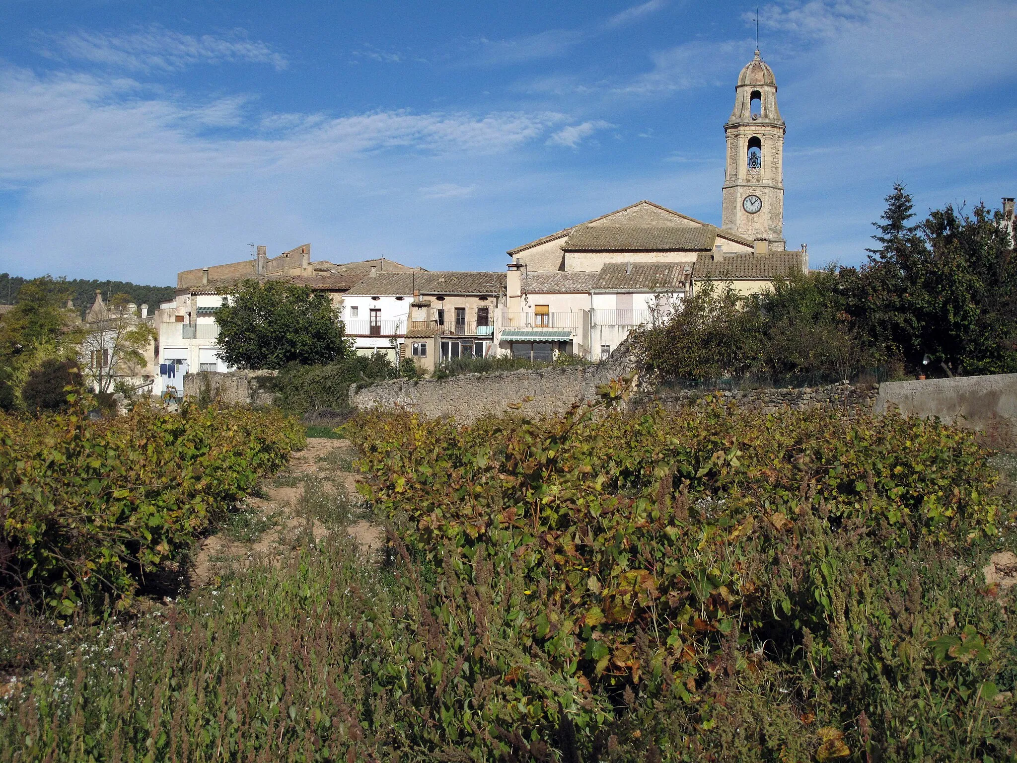 Photo showing: Església parroquial de Sant Salvador (Rocafort de Queralt)