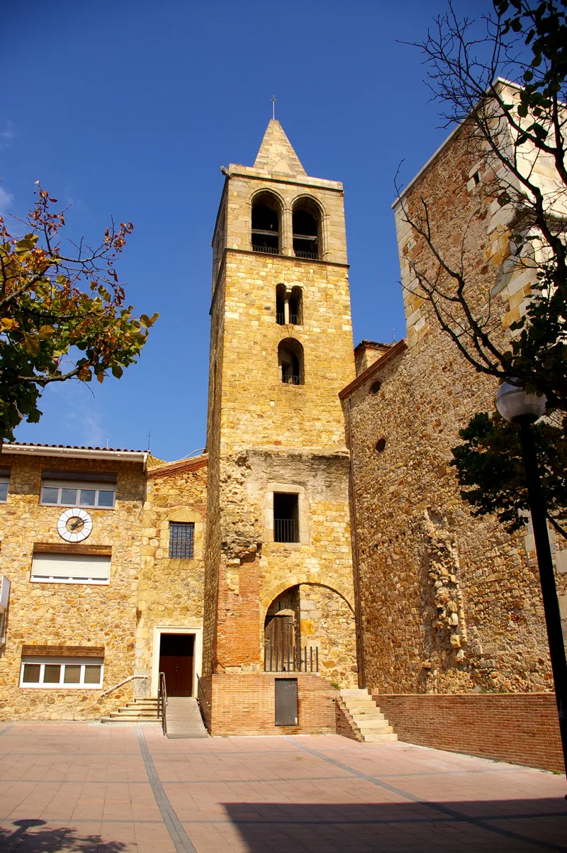 Photo showing: Campanar de l'Església de Sant Esteve a Tordera (El Maresme, Catalunya)