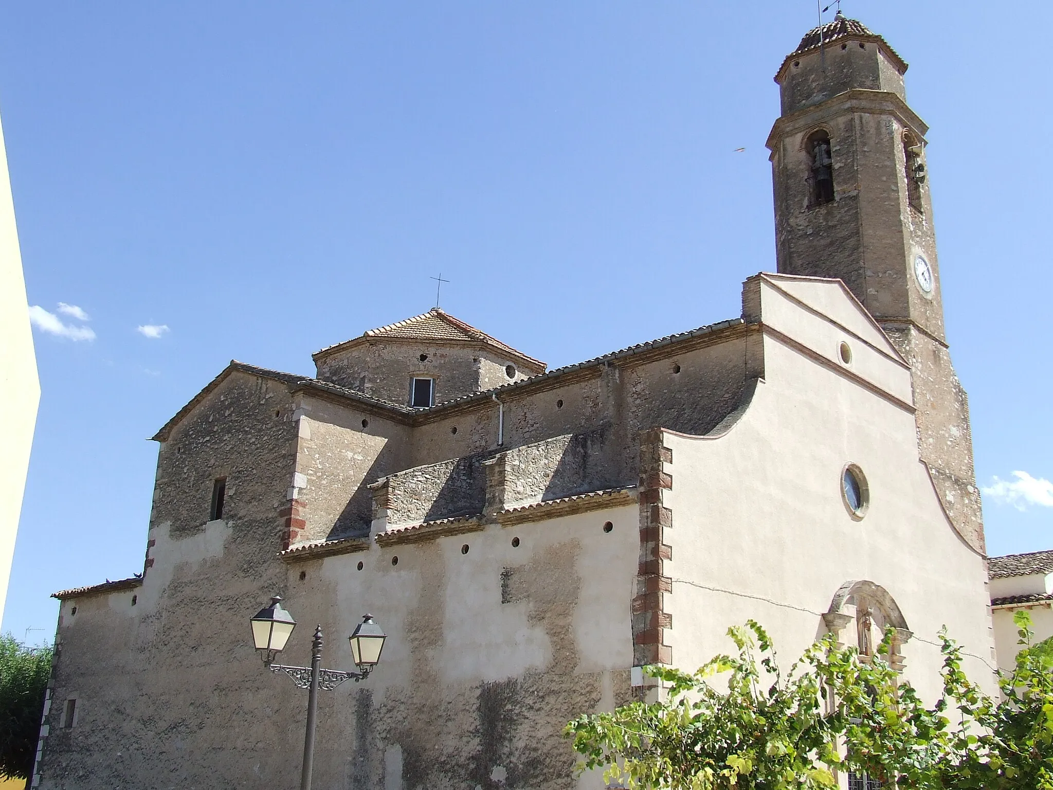 Photo showing: Església parroquial de Sant Lluís dels Guiamets. Començada el 1791