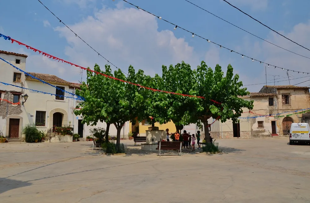 Photo showing: Plaça Major (Pacs del Penedès, Alt Penedès).