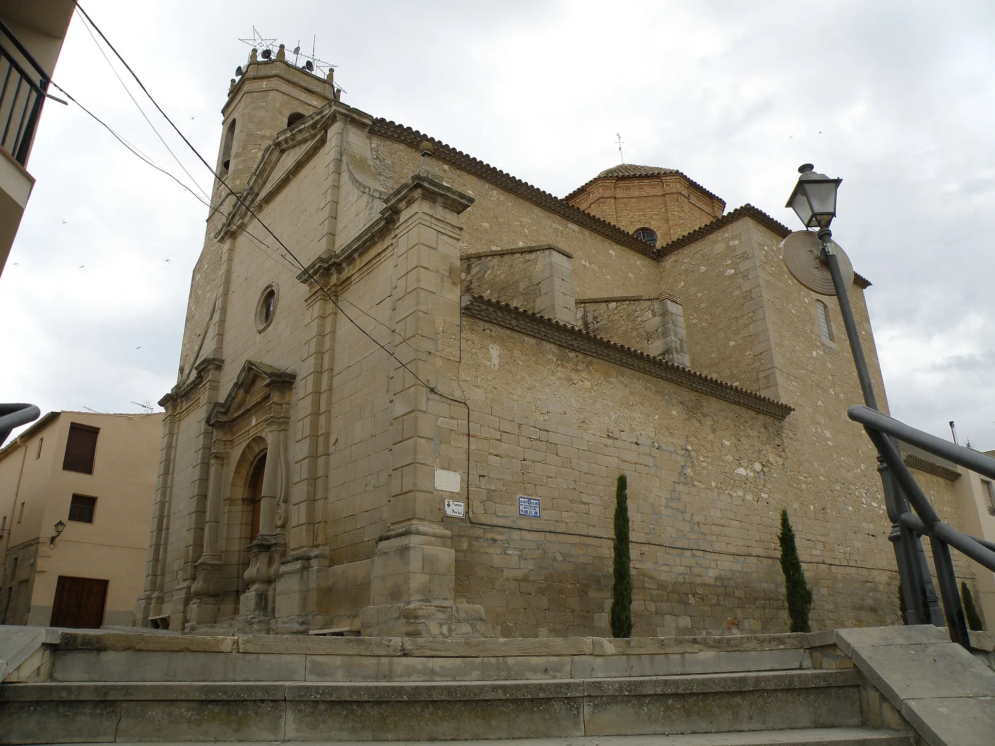 Photo showing: Església de Sant Salvador. Golmés, Pla d'Urgell.