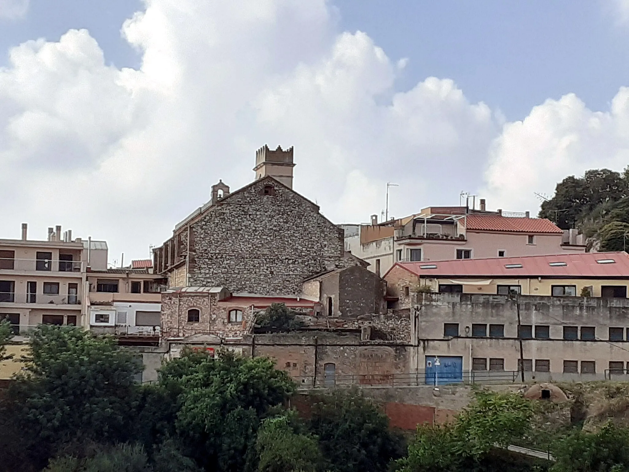 Photo showing: Vista de Castellvell del Camp del cementiri estant