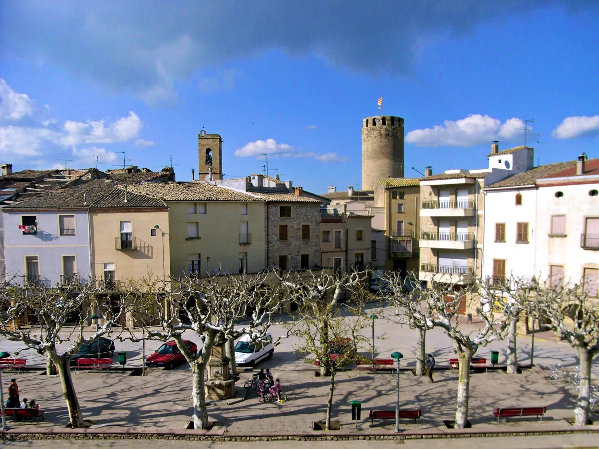 Photo showing: Plaça de Verdú des del Museu de les Joguines