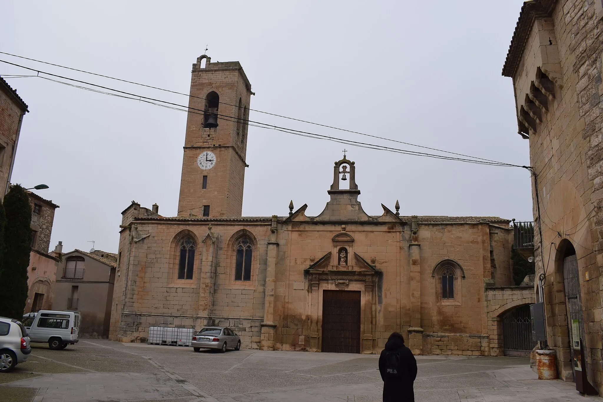 Photo showing: Església de Santa Maria de Verdú de finals del segle XIII.