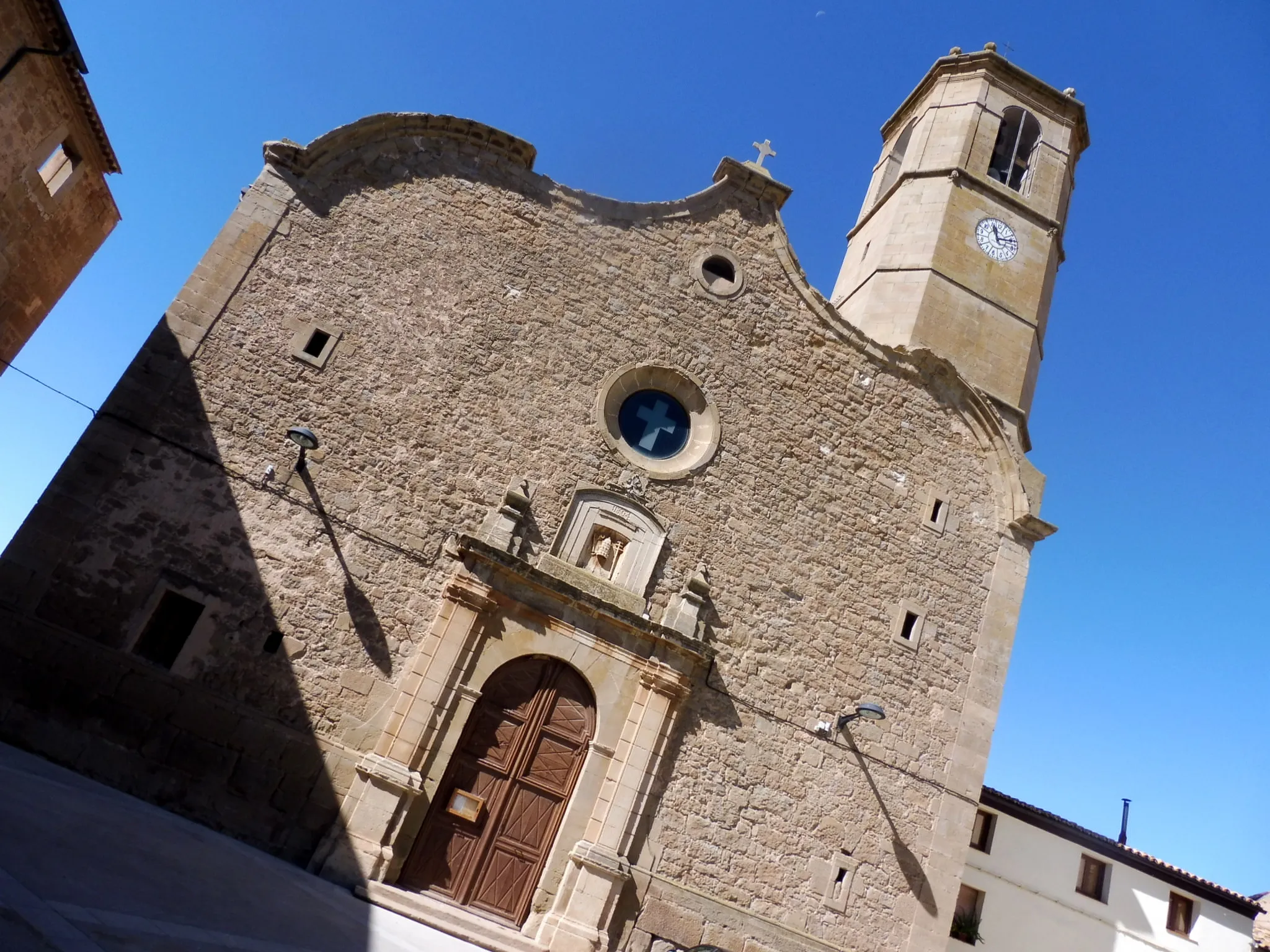 Photo showing: Església de Sant Pere (Puigverd d'Agramunt), façana