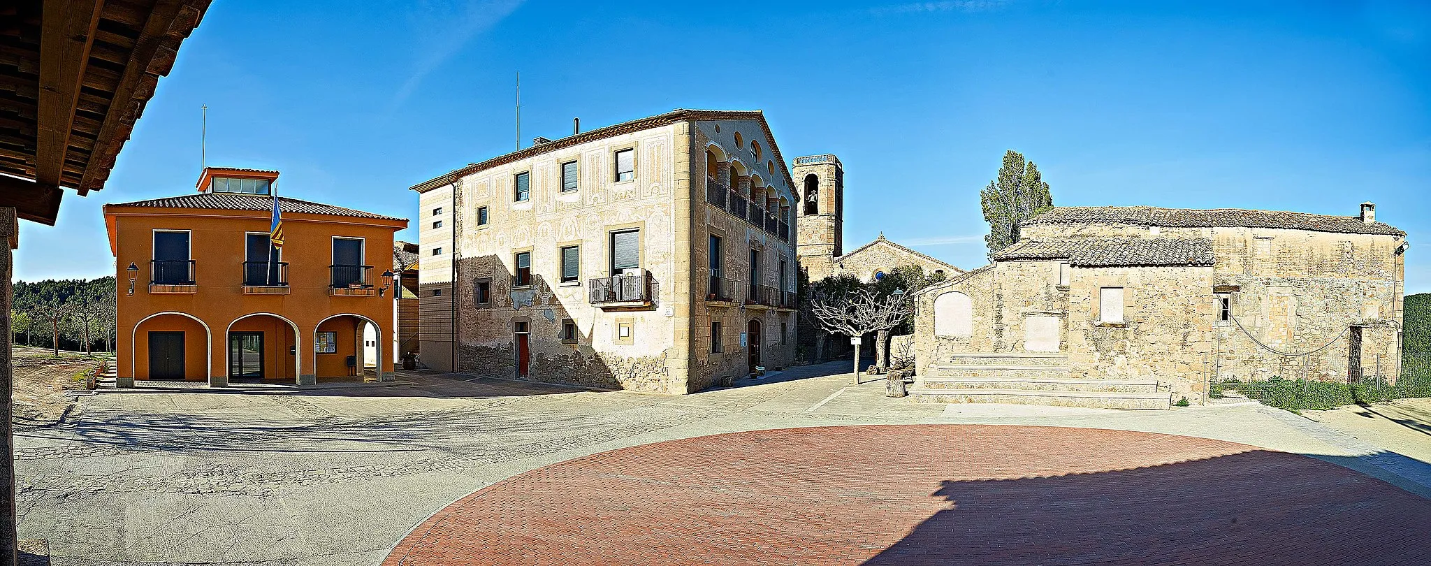 Photo showing: City council & old Rectory of Gaià, Catalonia, Spain