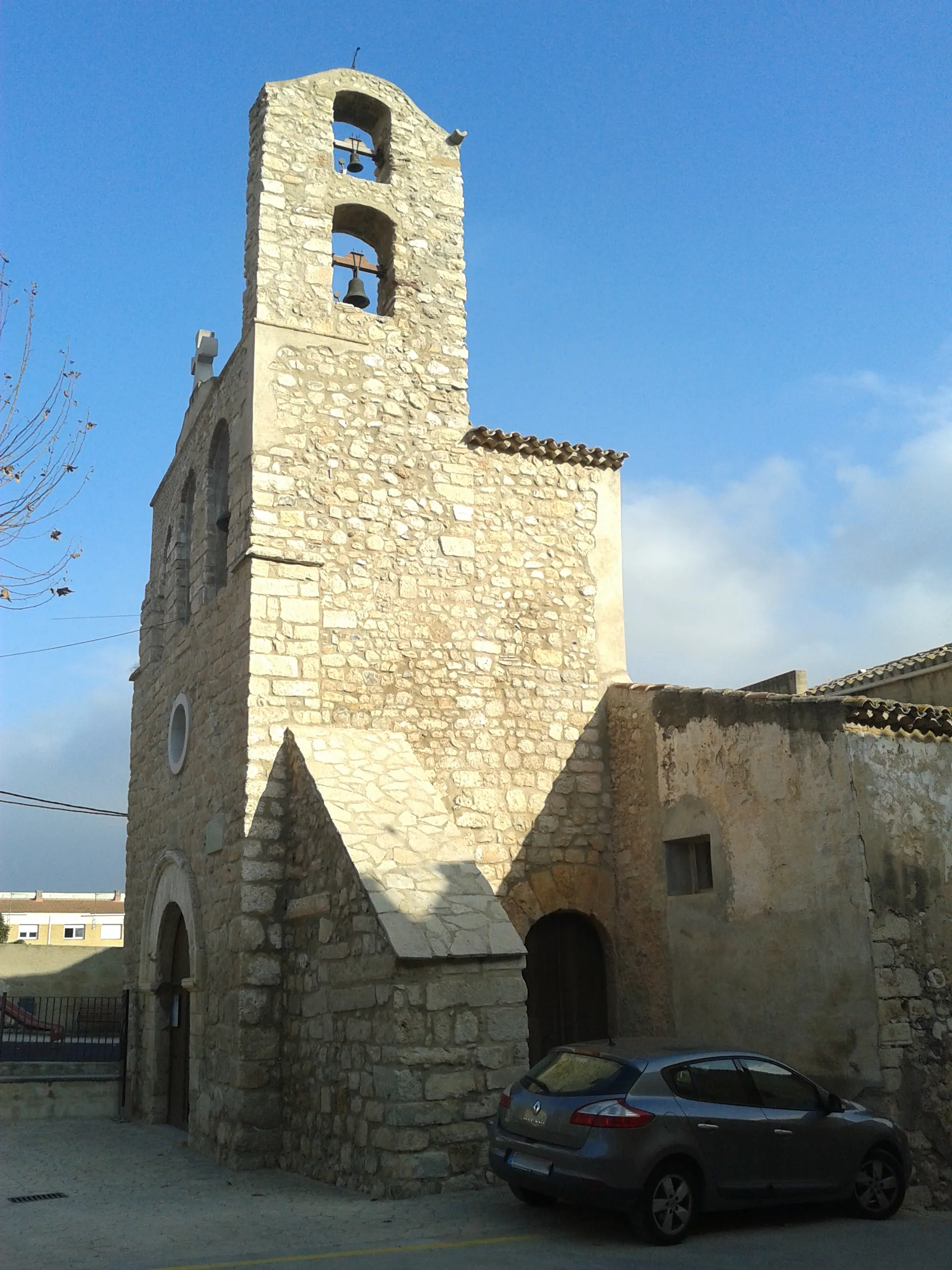 Photo showing: Església parroquial de Sant Martí (Vilaverd)