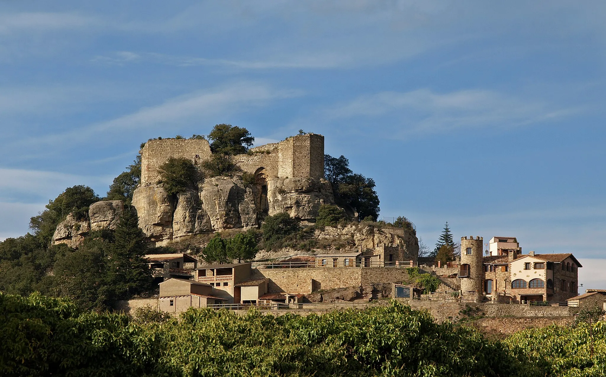 Photo showing: Castle of Granera, Xth - XIth century (Catalonia, Spain).