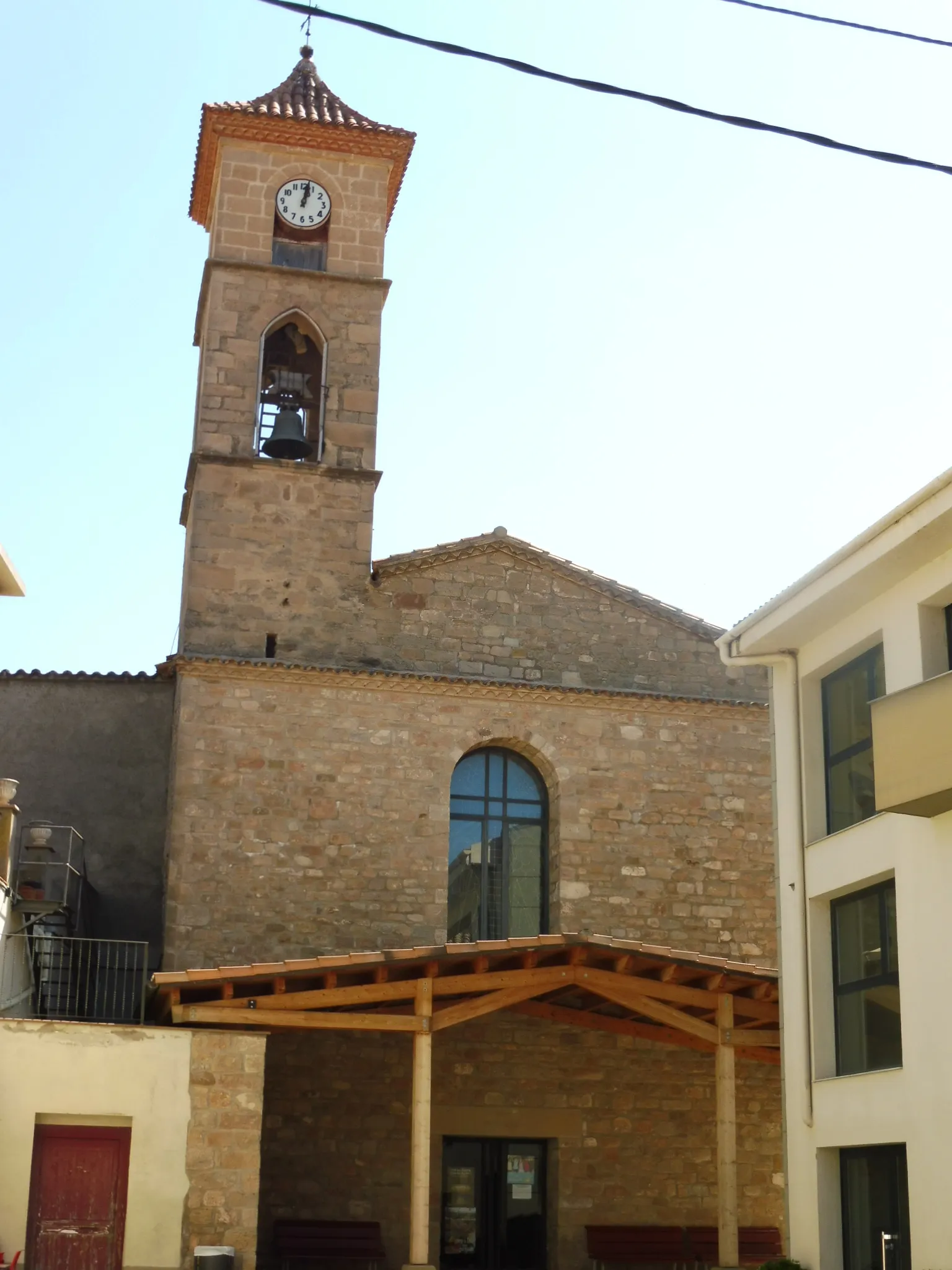 Photo showing: Església parroquial de Santa Creu de Fonollosa