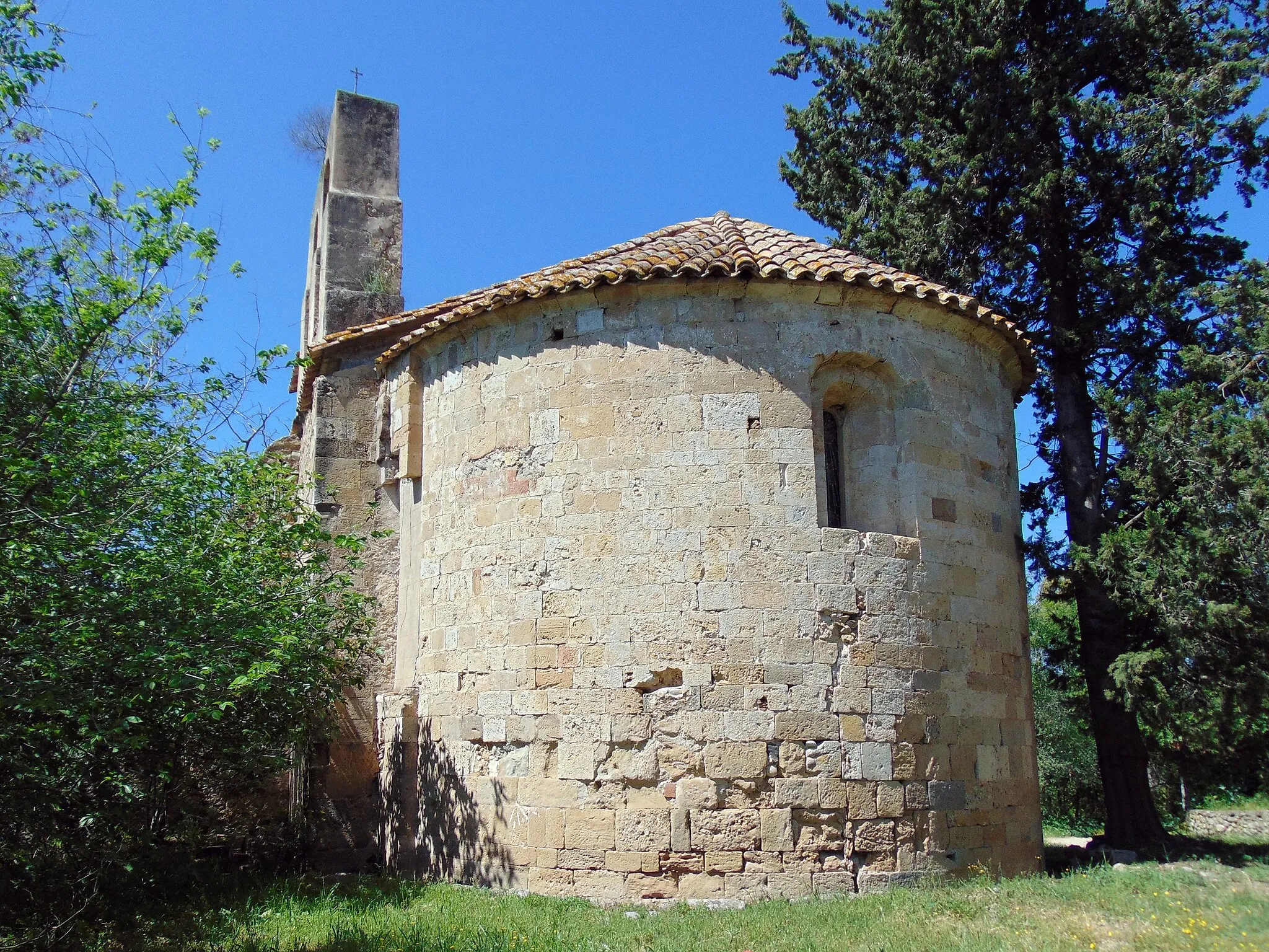 Photo showing: Església de Sant Medir de Romanyà (Pontós)