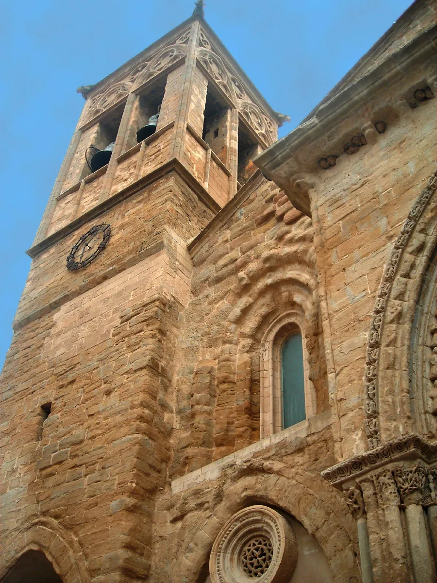 Photo showing: Agramunt, campanar de Santa Maria