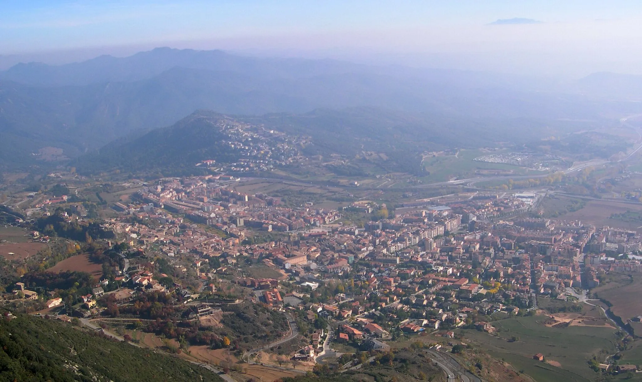 Photo showing: Berga from Queralt