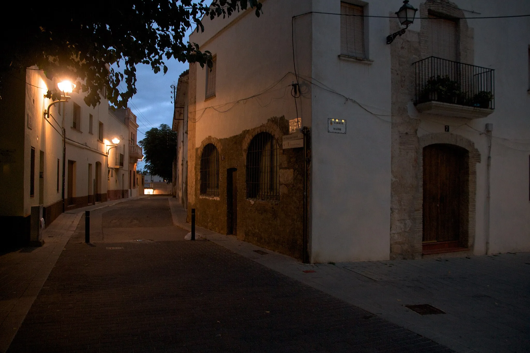 Photo showing: Conjunt carrer Major (Cubelles) 2