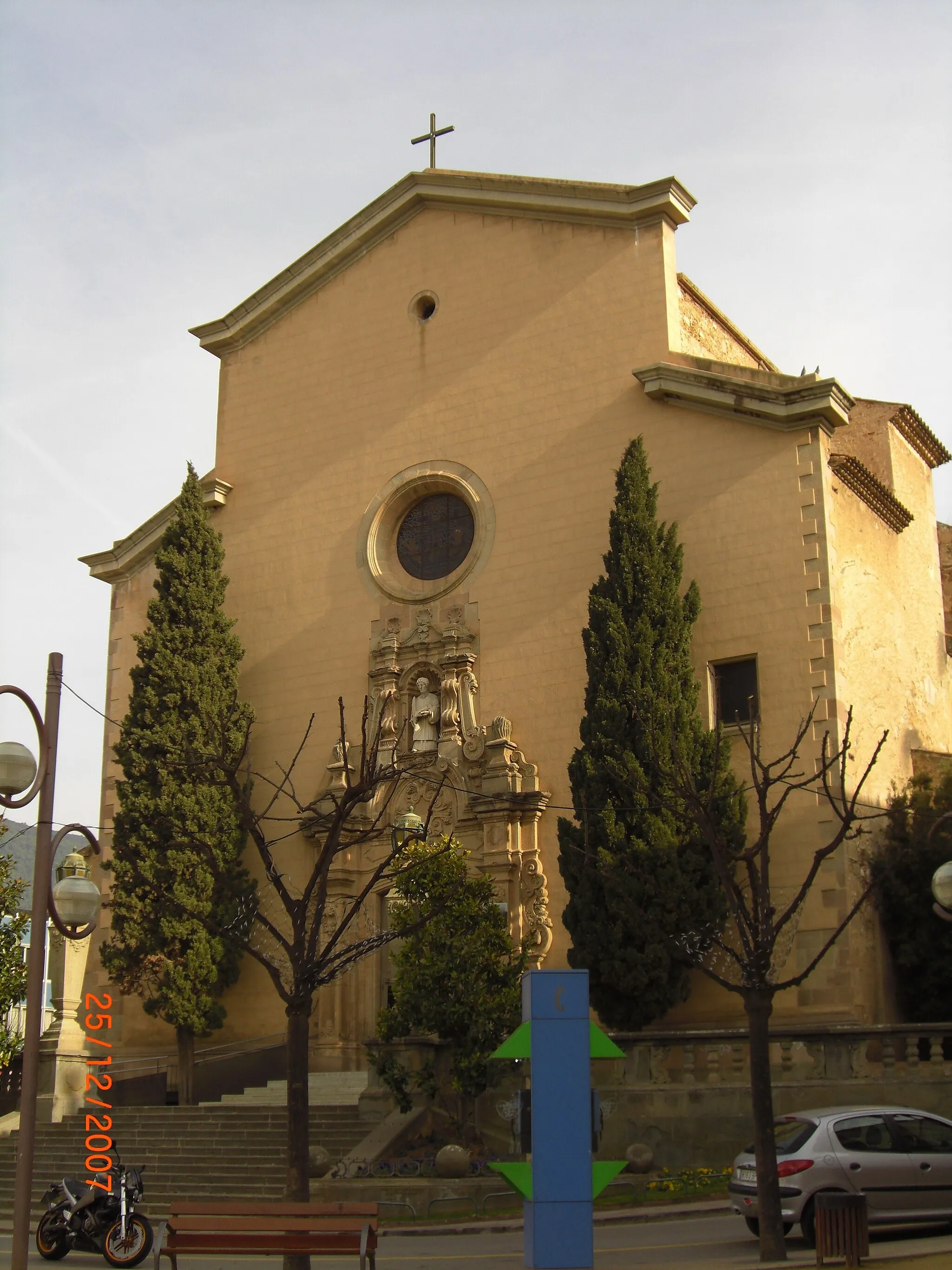 Photo showing: L'església parroquial de la Garriga.