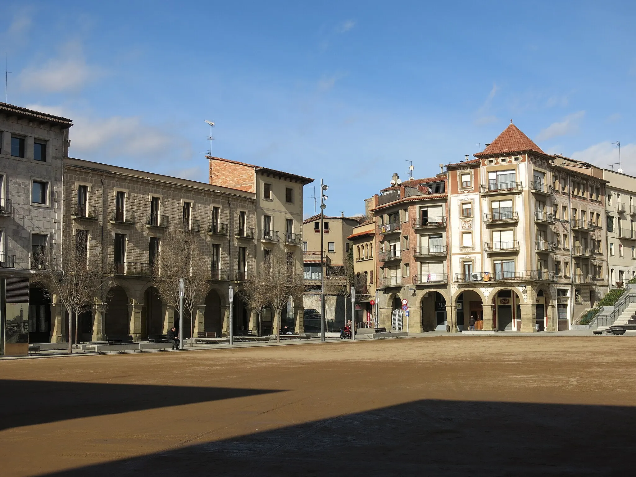 Photo showing: Plaça de Fra Bernadí (Manlleu)