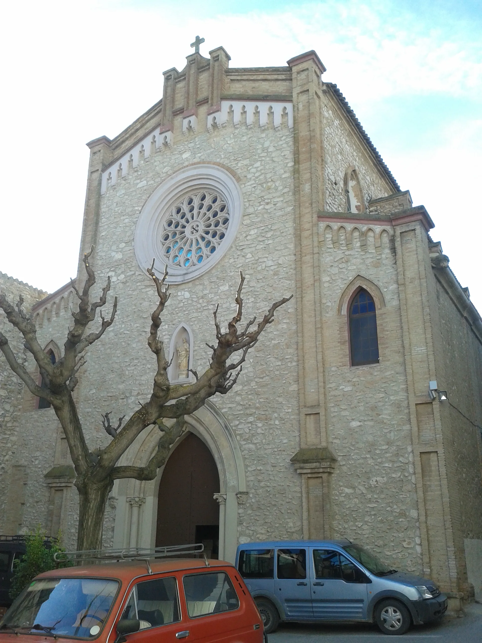 Photo showing: Església del Sagrat Cor, que forma part del Convent de les Minímes de Móra d'Ebre