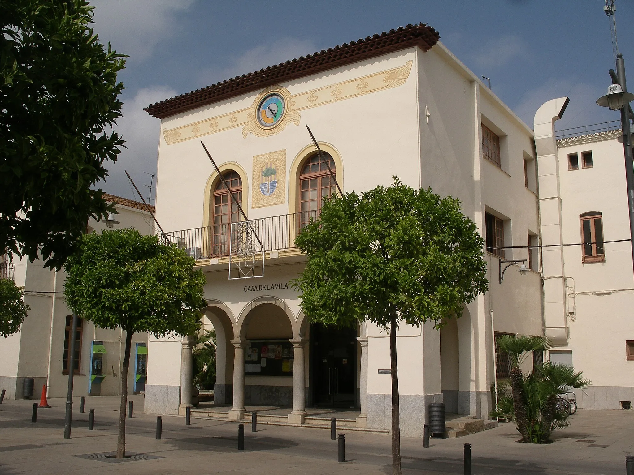 Photo showing: Town council (Ajuntament), Pineda de Mar, Catalonia, Spain