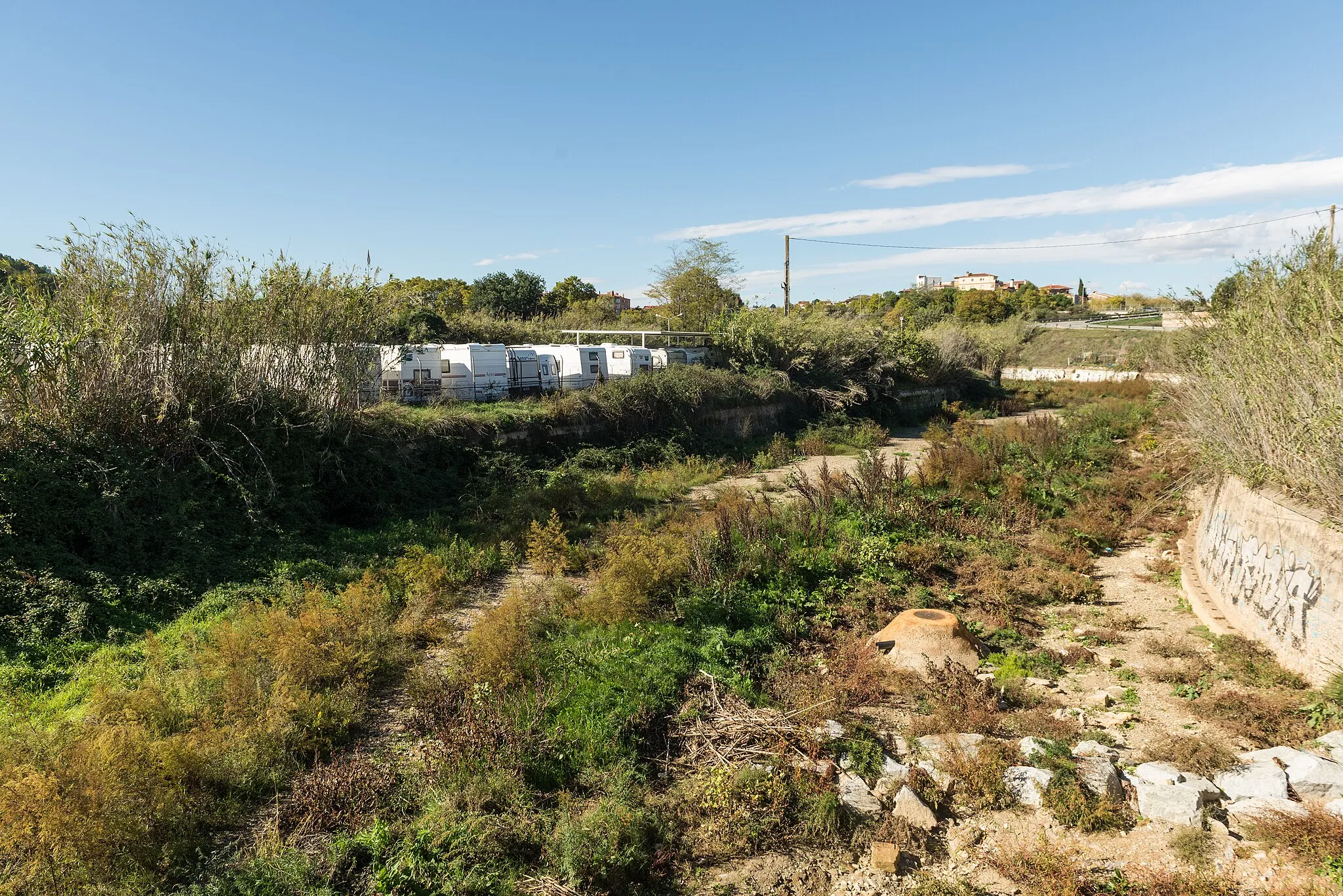 Photo showing: River Sant Cugat in Cerdanyola del Vallès