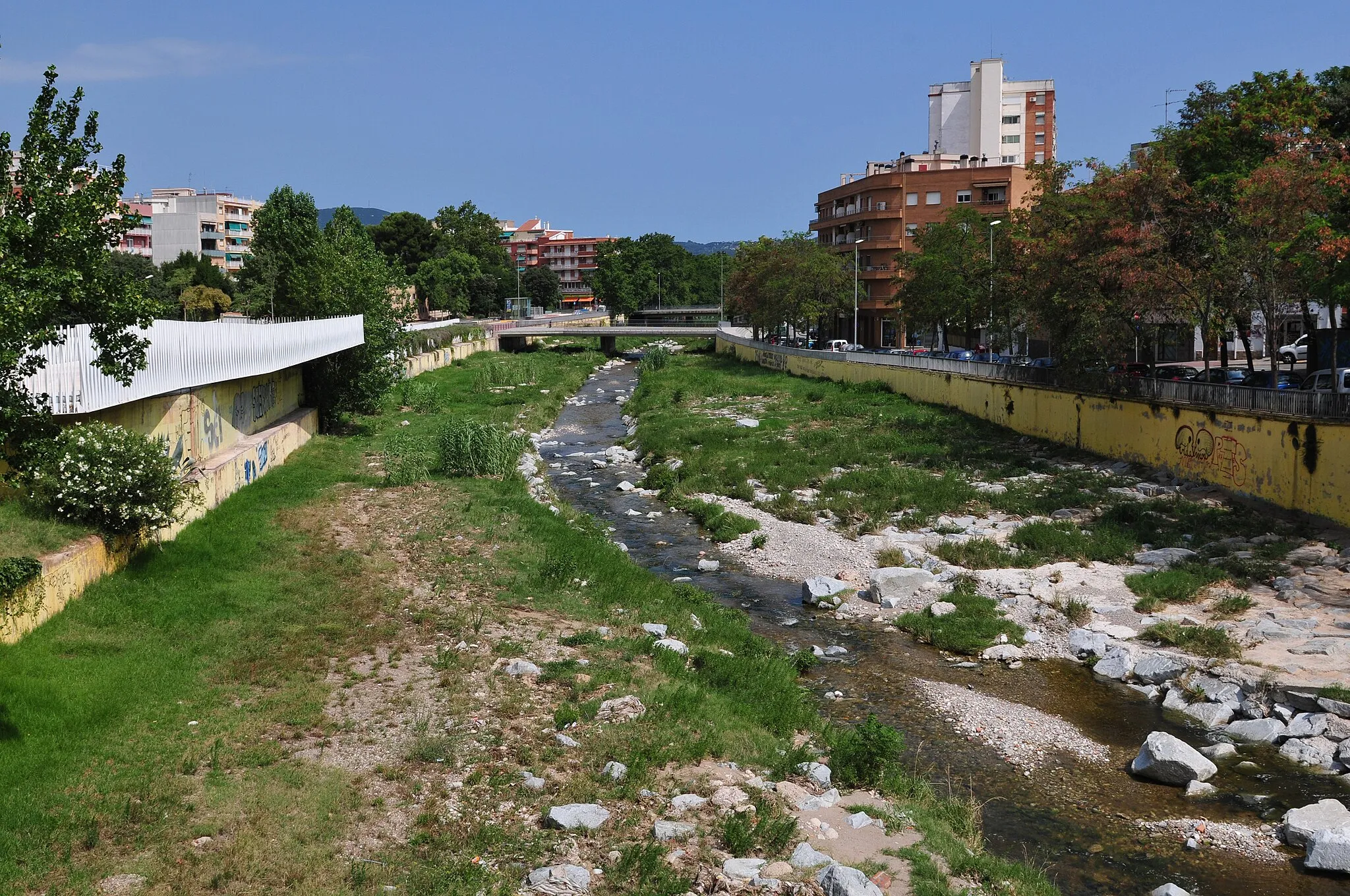 Photo showing: Riu Sant Cugat, Cerdanyola del Vallès, Catalunya