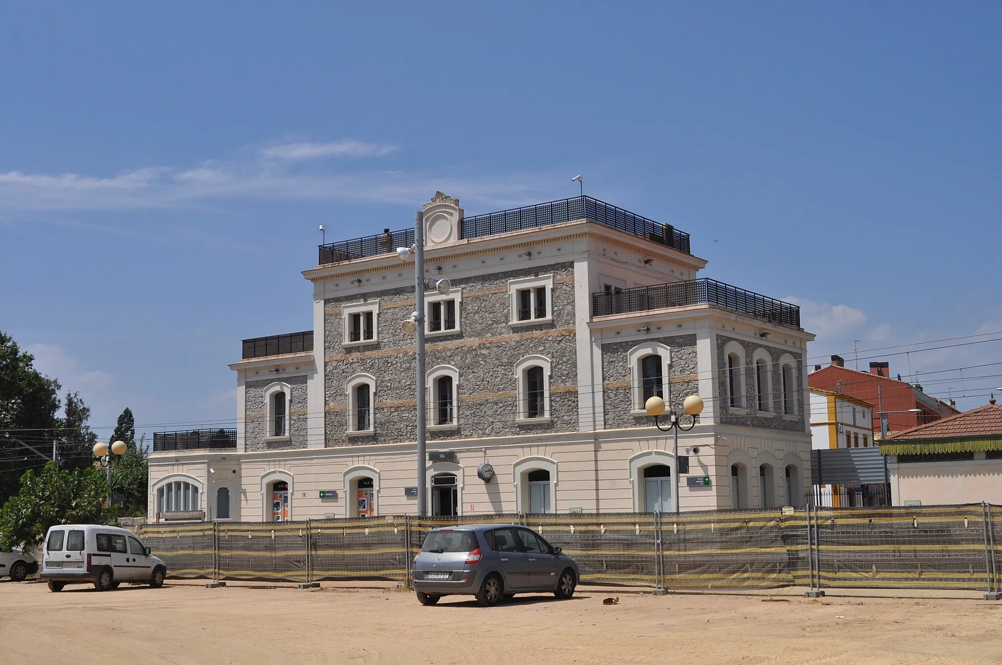 Photo showing: Sils, Bahnhof