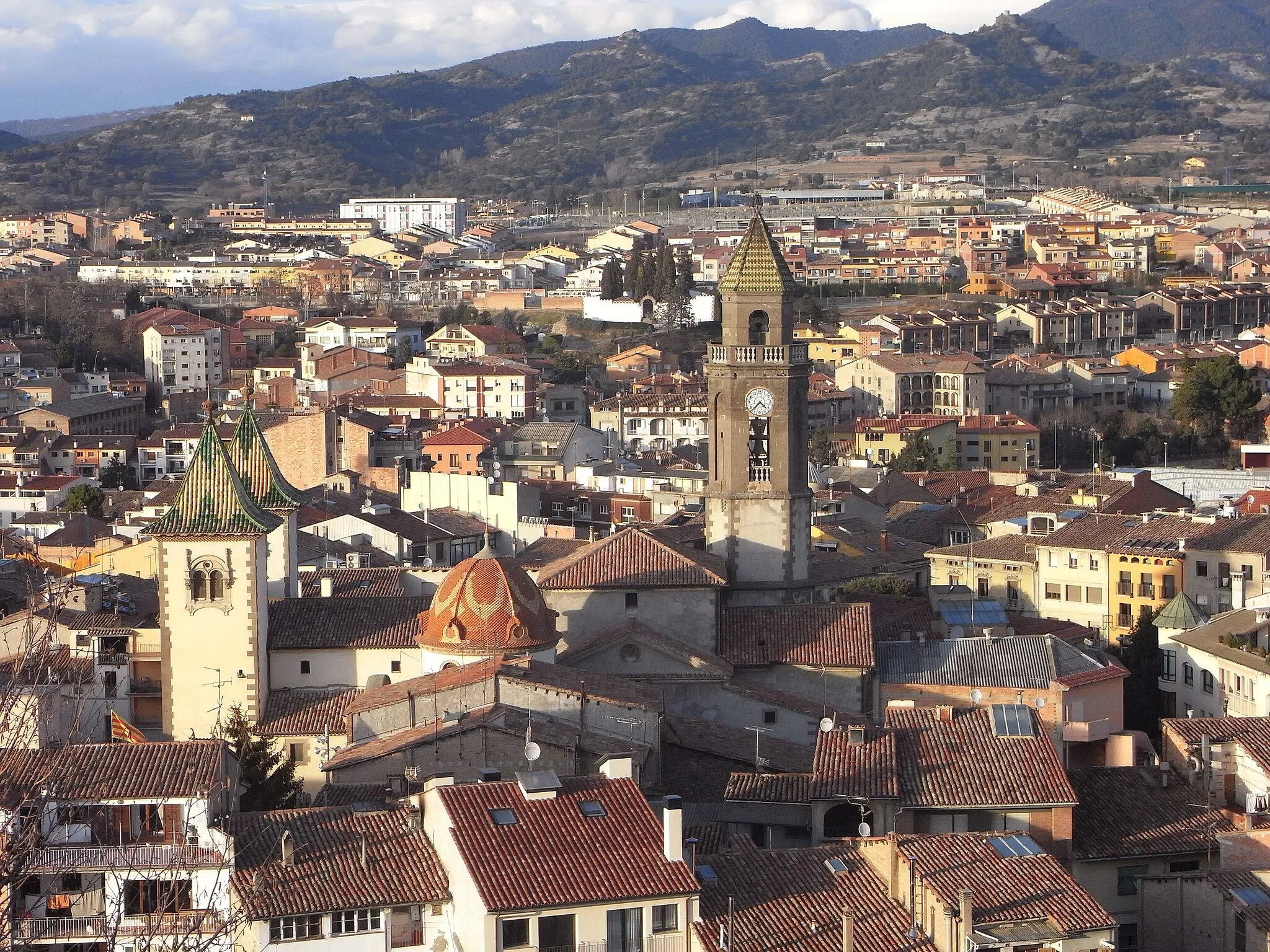 Photo showing: Torelló, vist des del Puig de Sant Feliu