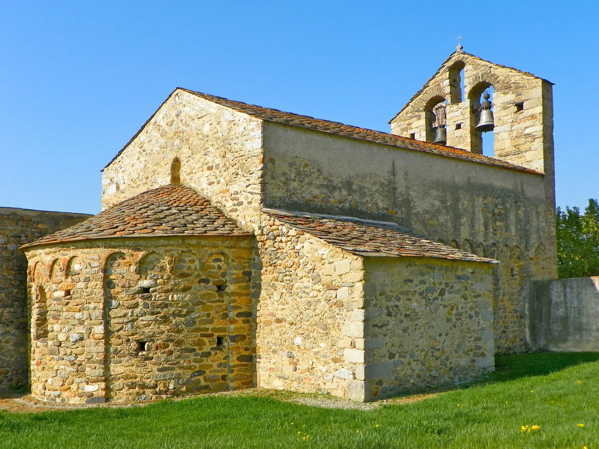 Photo showing: Església de Sant Romà de Càldegues, a la Guingueta d'Ix (Alta Cerdanya)