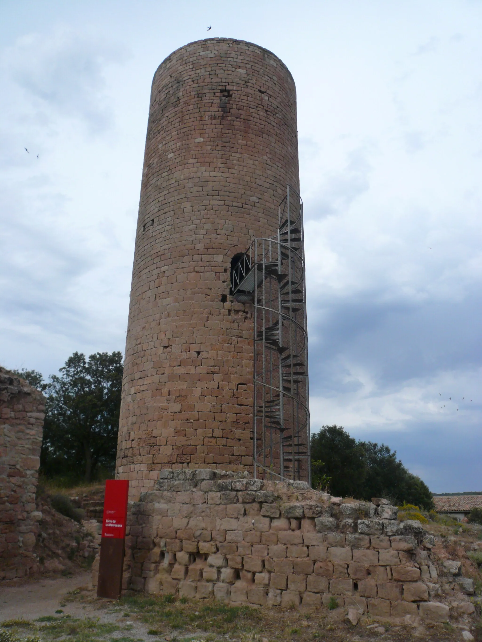 Photo showing: Torre del castell de la Manresana (els Prats de Rei)
