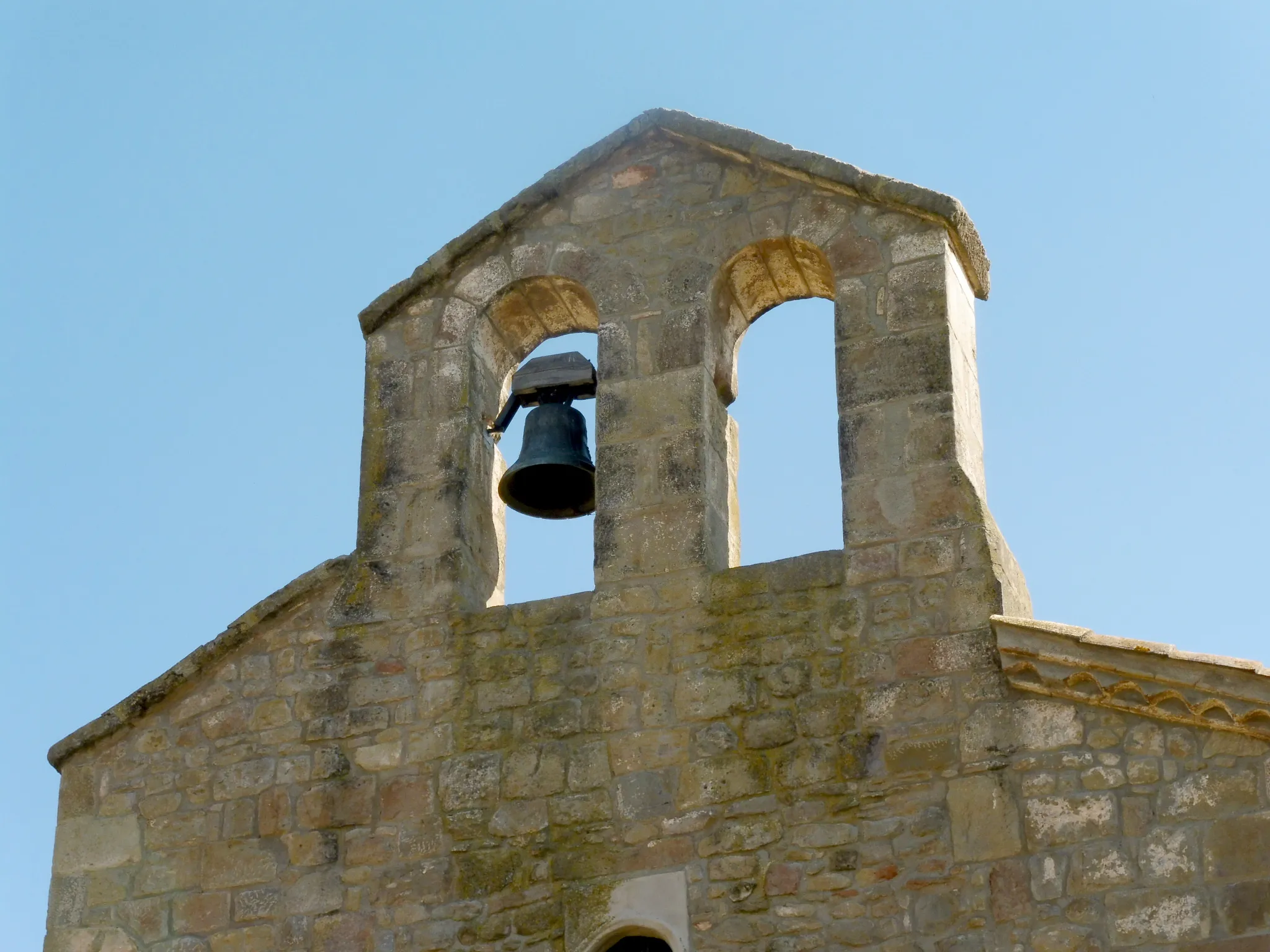 Photo showing: Església de Sant Miquel de Vilandeny (Navès): espadanya