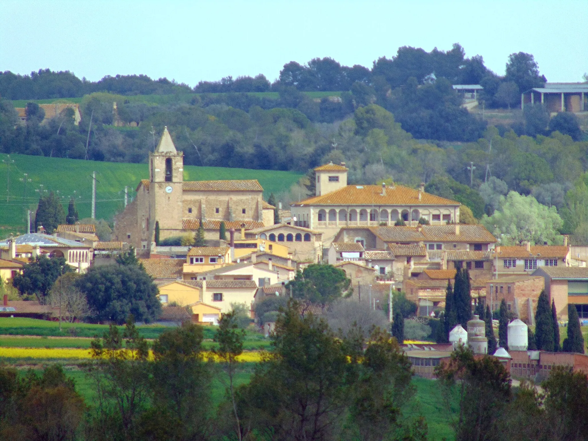Photo showing: Església parroquial de Sant Vicenç (Viladasens)