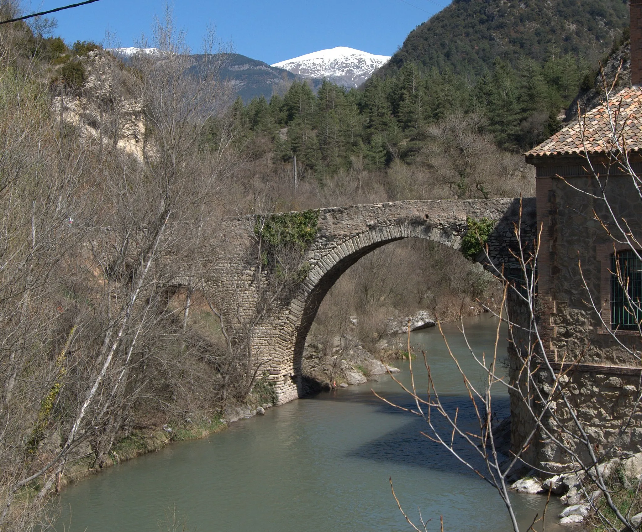 Photo showing: Pont Vell de Guardiola (Guardiola de Berguedà)