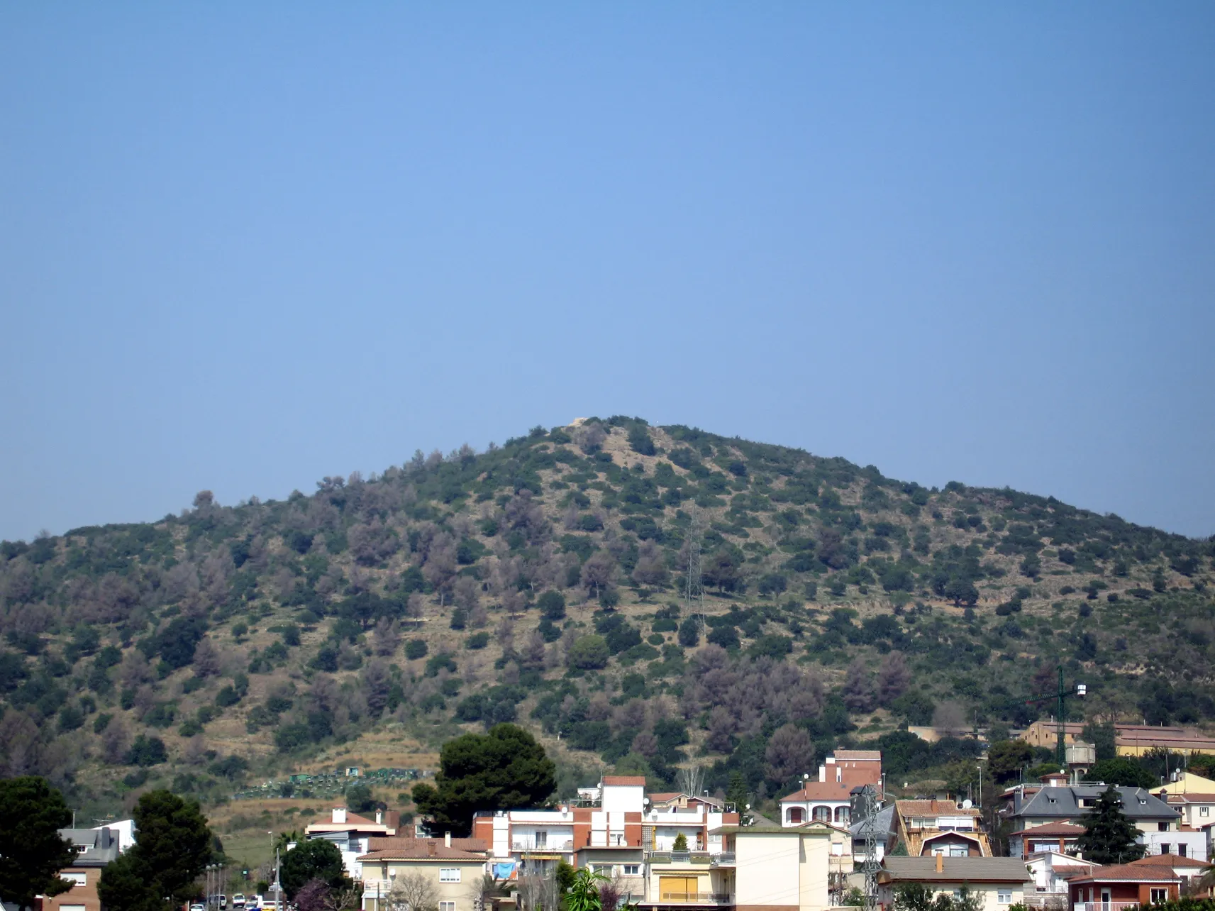 Photo showing: The “Penya del Moro” in the Serra de Collserola (Sant Just Desvern, Catalonia).