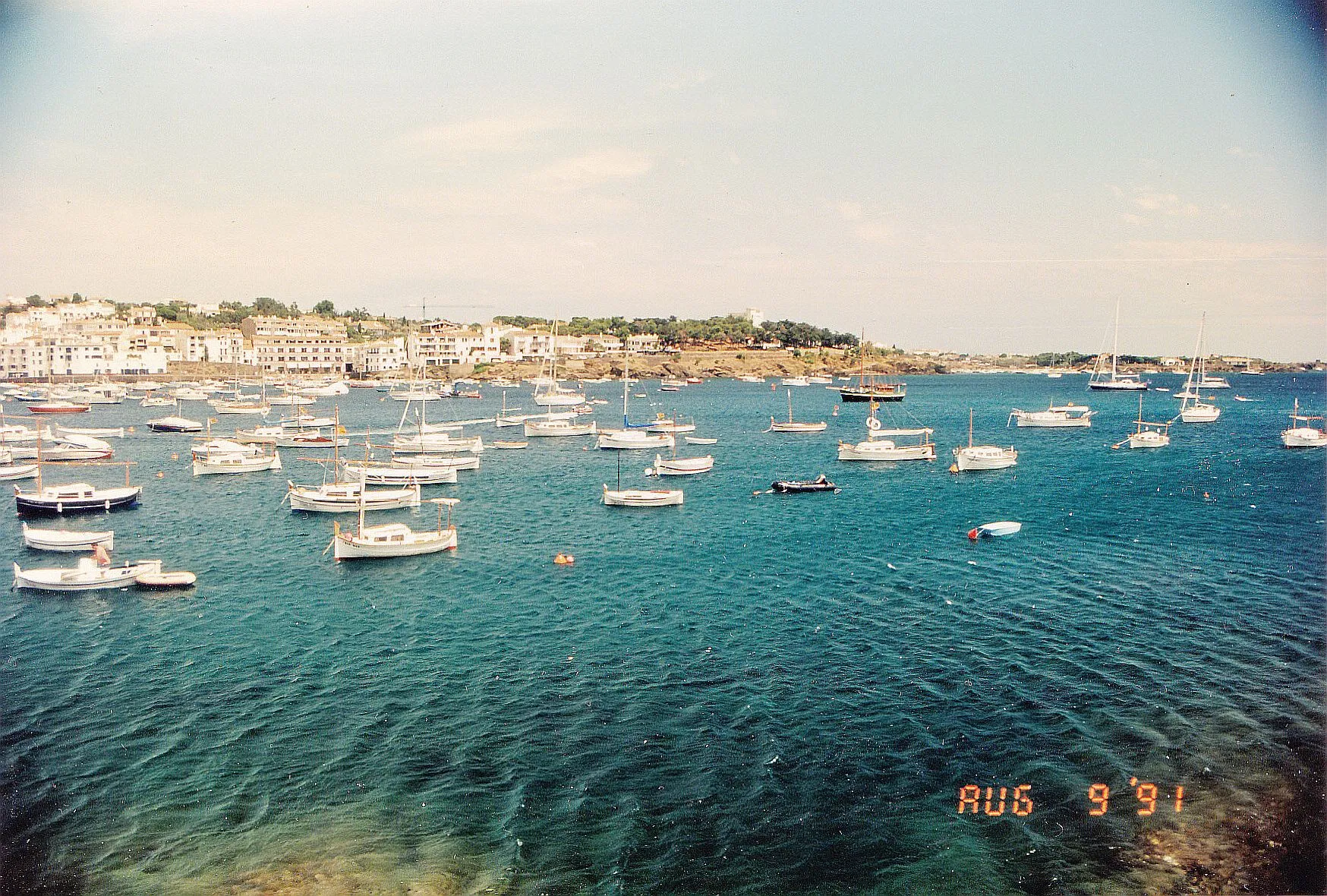 Photo showing: August Harbour Cadaques    - Mythos Spain Photography 1991