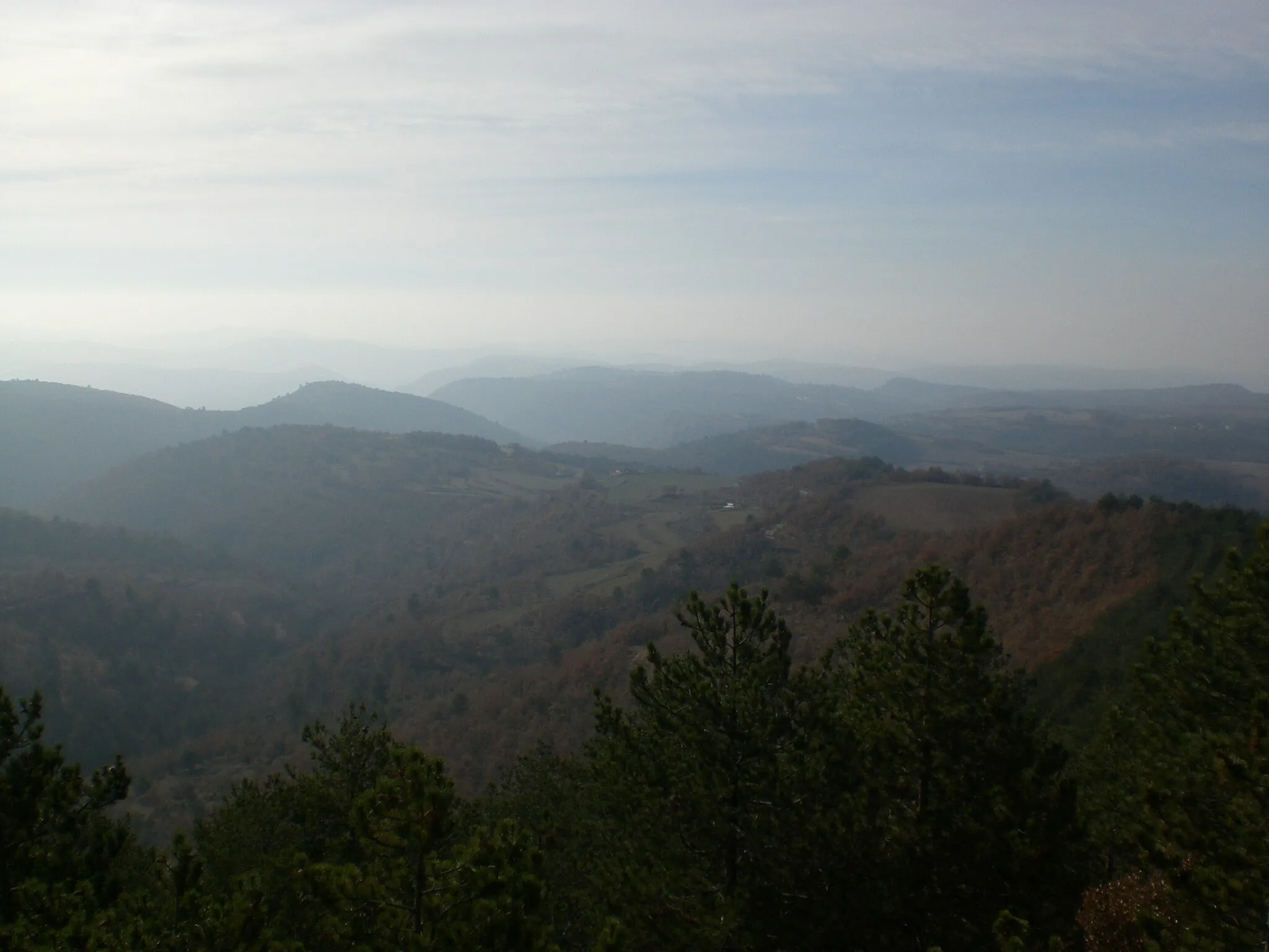 Photo showing: Vista des de Puig Rodó (desembre 2007)