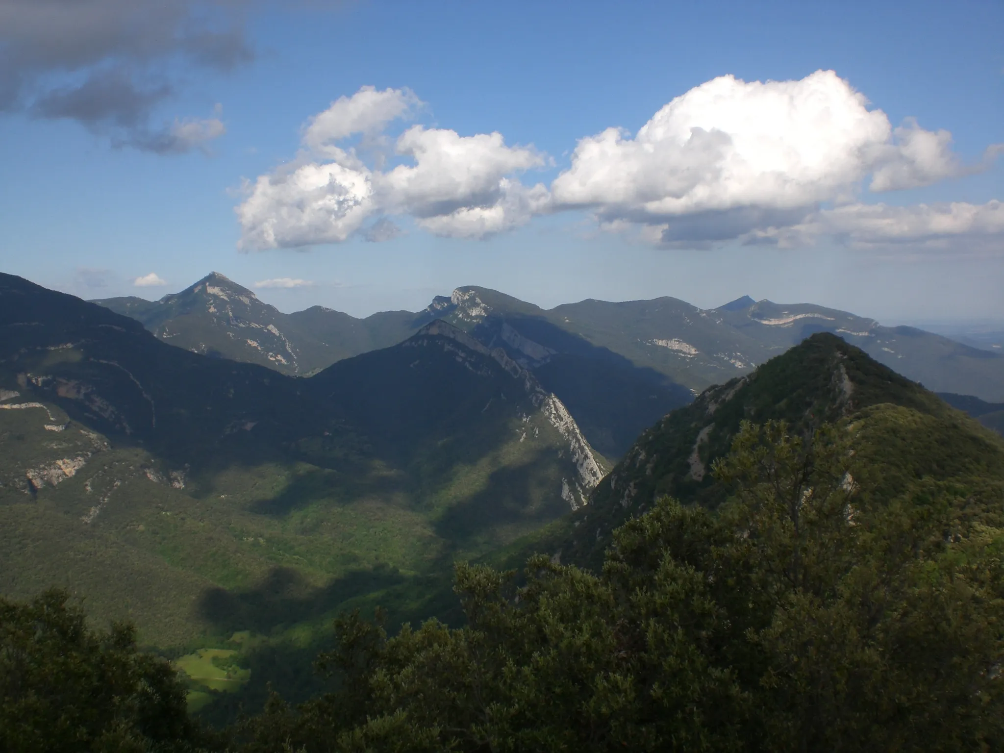 Photo showing: Vistes a l'est des del Bestracà (maig 2011)